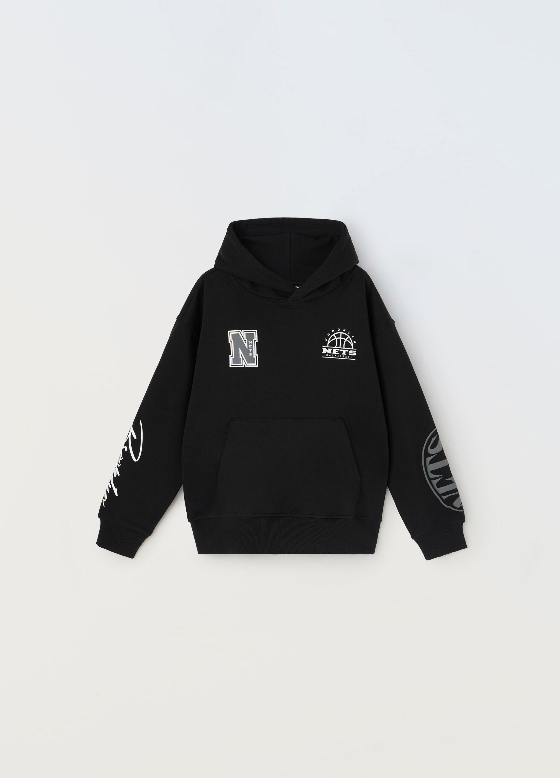 Felpa NBA con cappuccio in french terry in puro cotone ragazzo_0