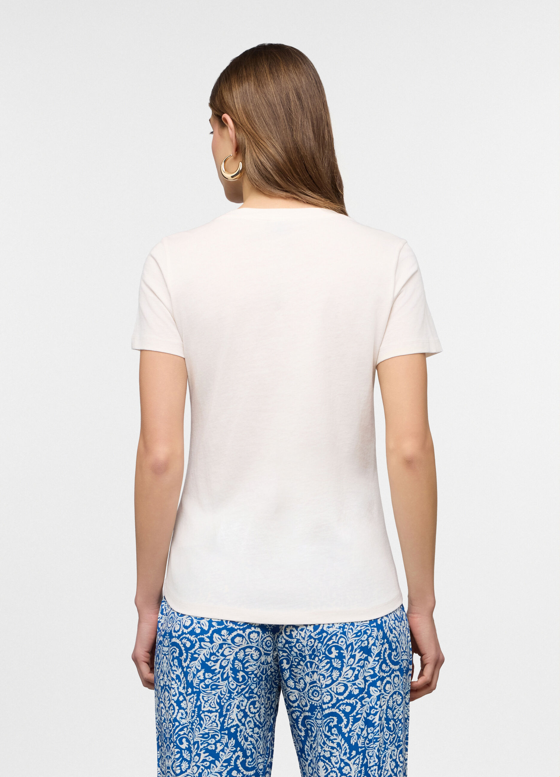 T-shirt girocollo donna_1
