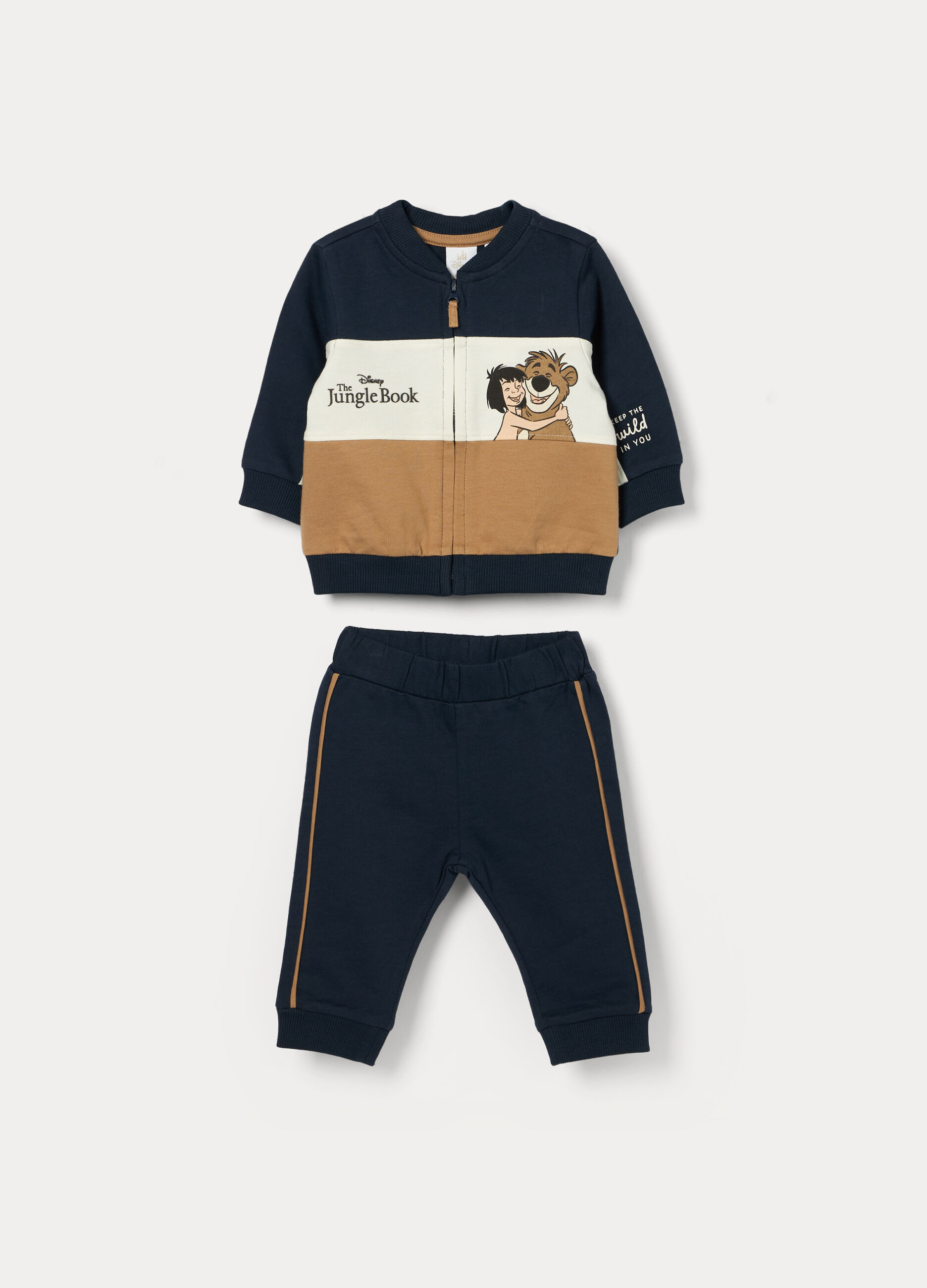 Jogging Disney set in french terry di puro cotone neonato_0