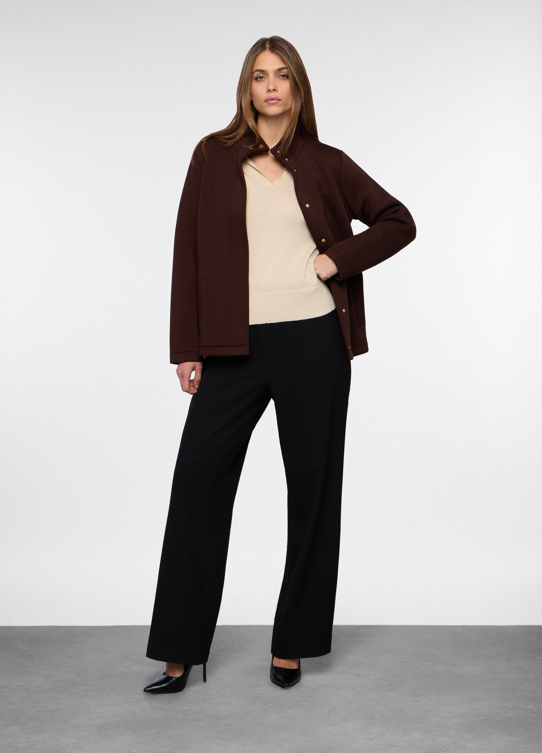 Cappotto in neoprene donna_0