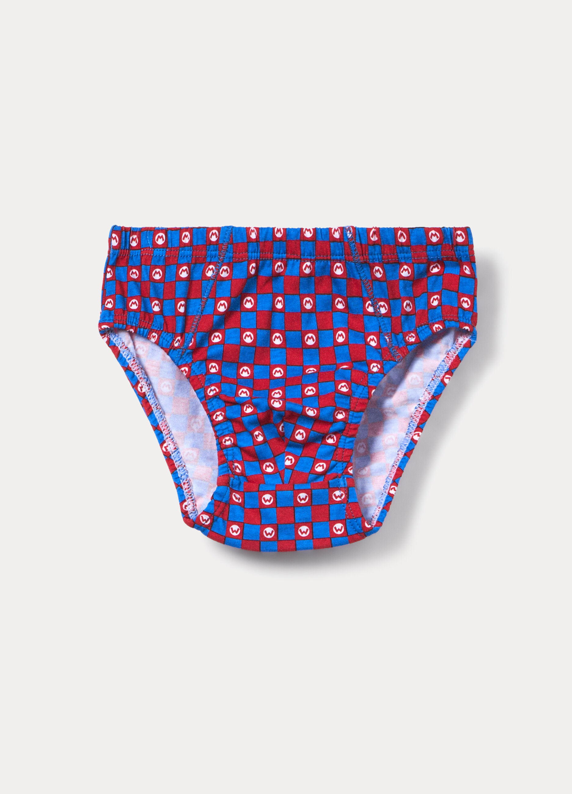 Pack 5 slip Super Mario in jersey di cotone stretch bambino_2