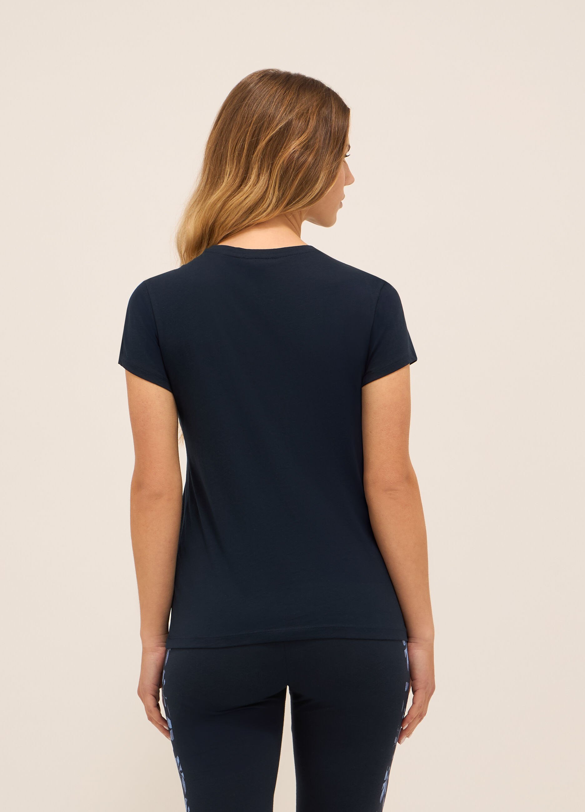 T-shirt in puro cotone donna_1