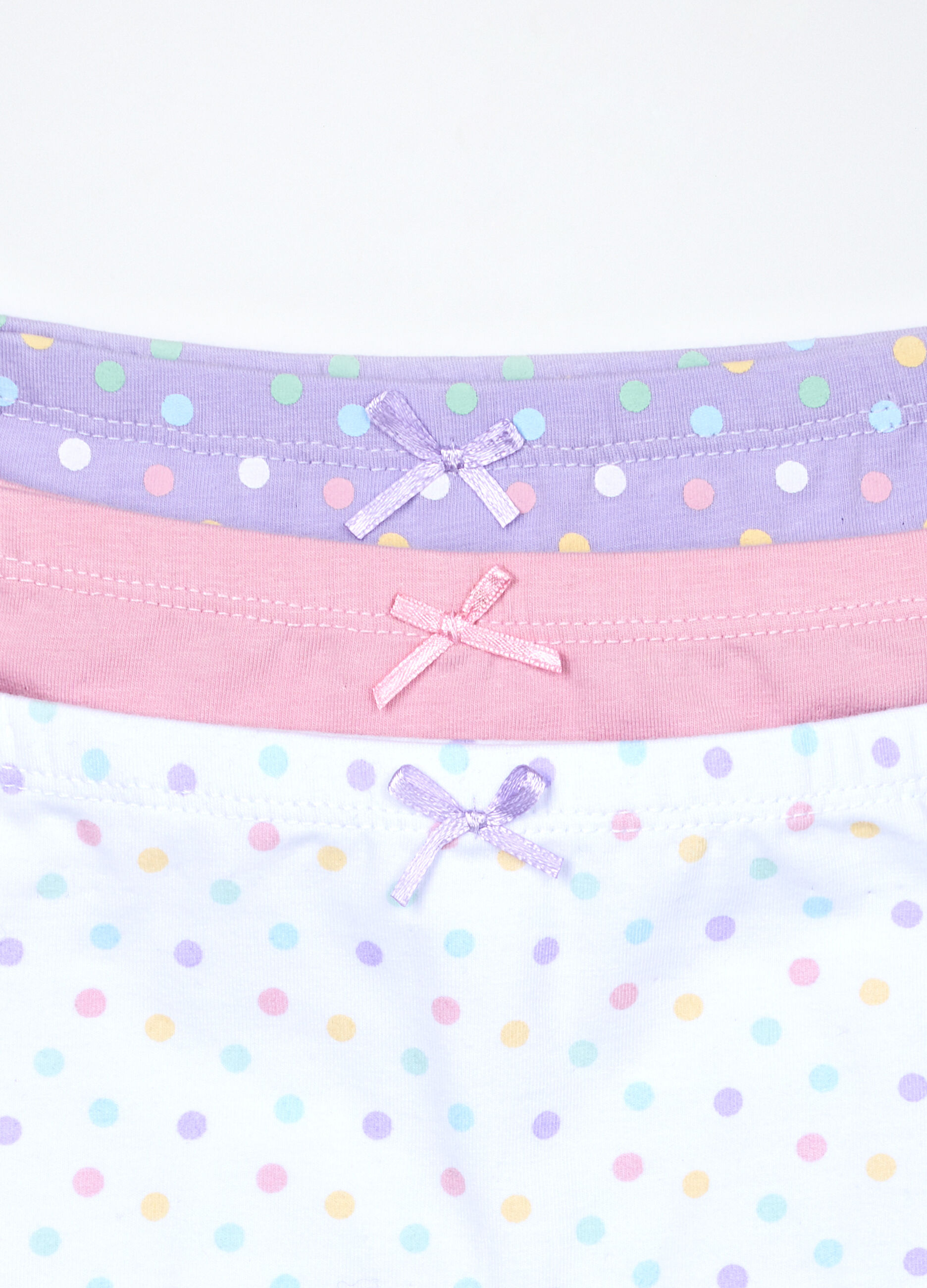 Pack 3 culotte in jersey di cotone stretch bambina_3