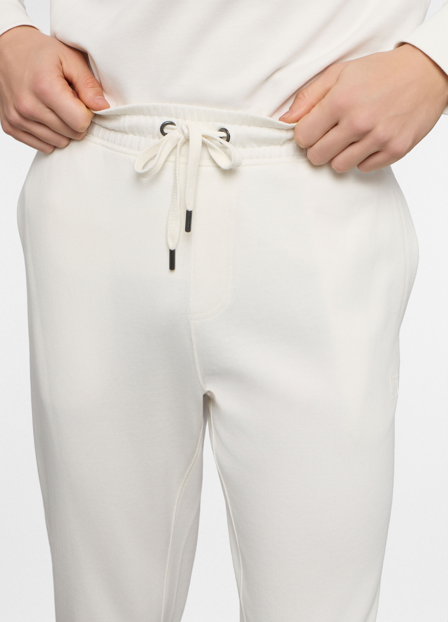 Jogger con elastico in cotone uomo_2