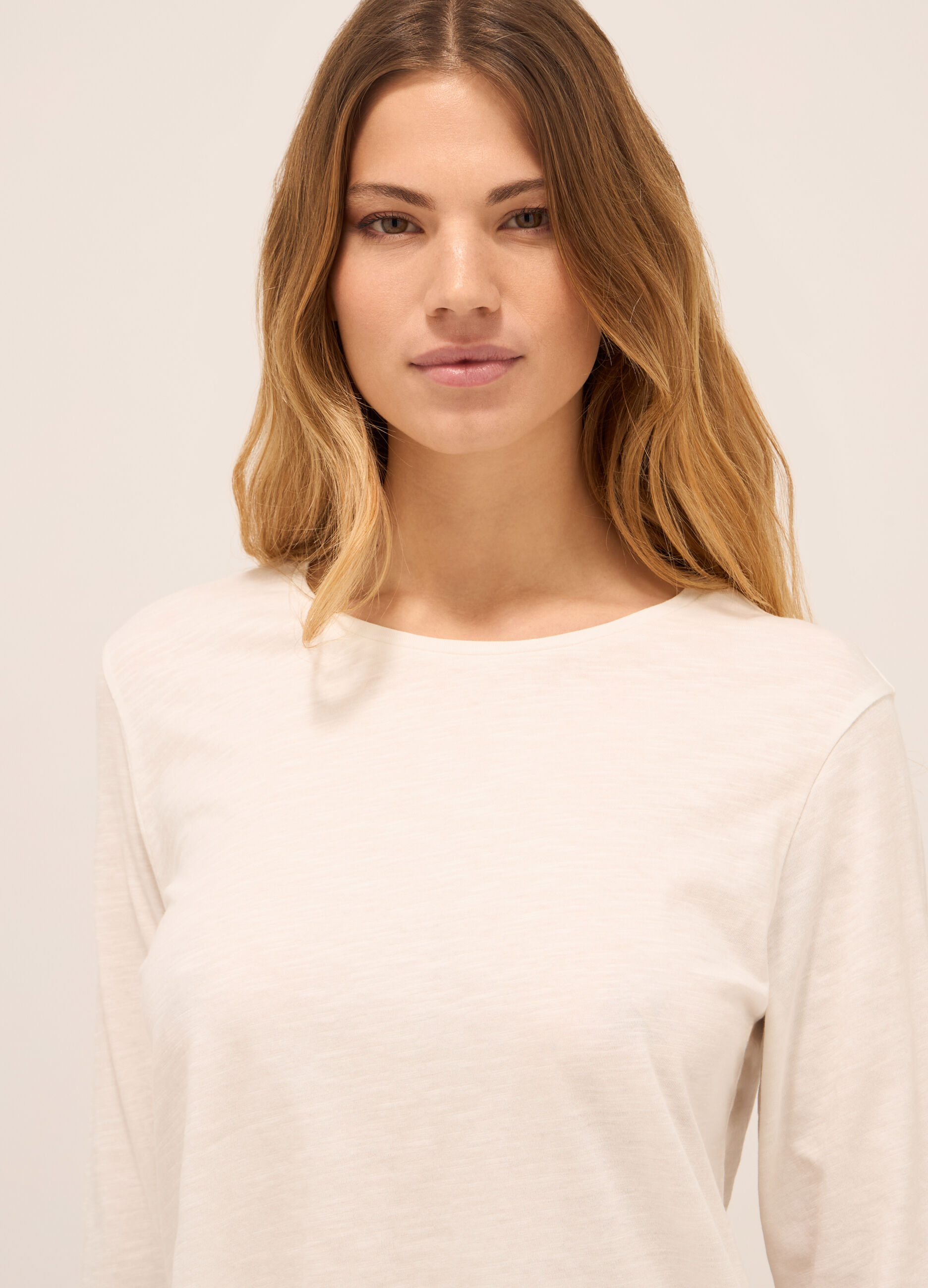 T-shirt in puro cotone donna_2