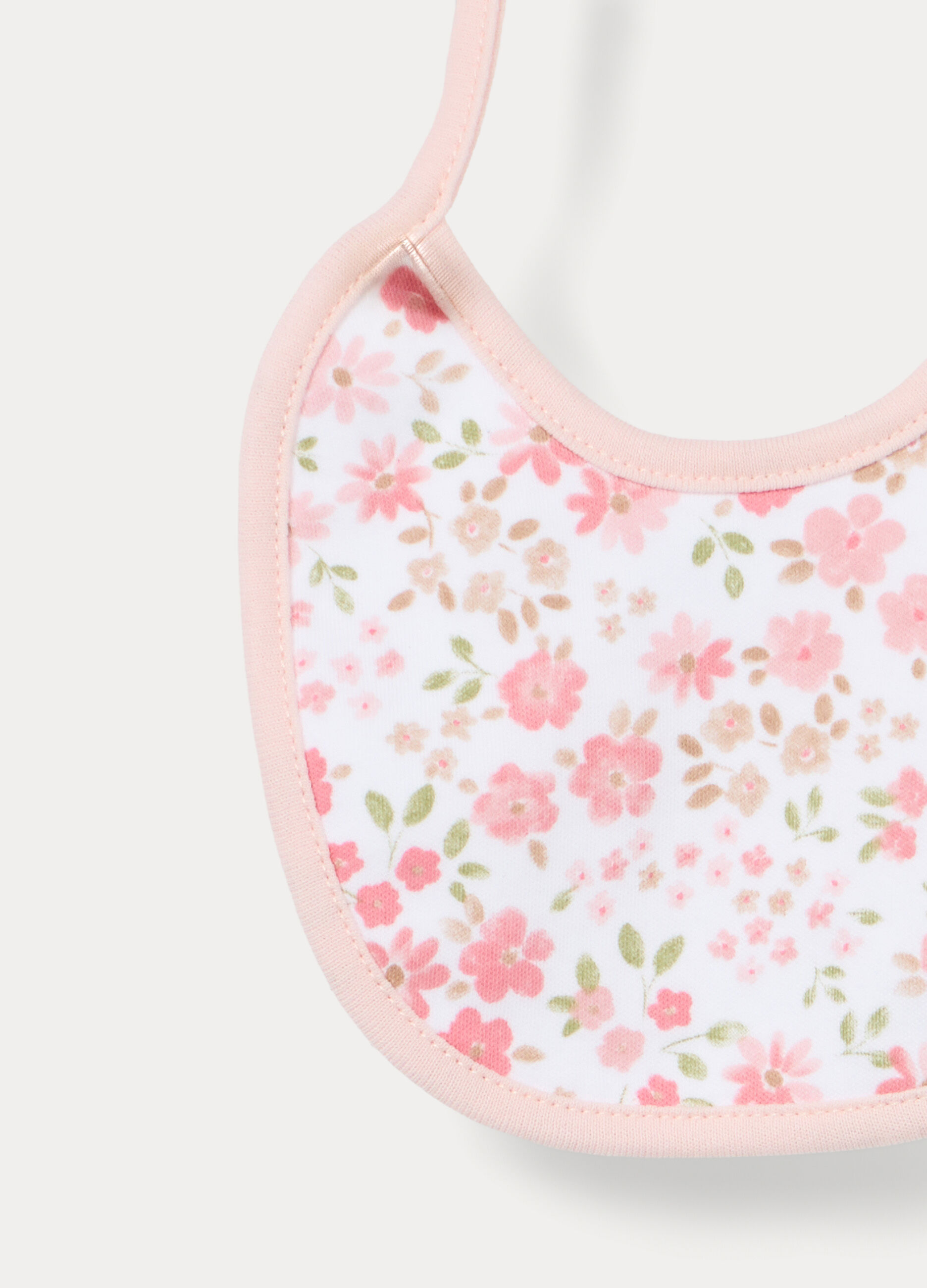 Bavaglini in interlock di puro cotone neonata_2