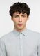 Camicia regular fit con collo classico a righe uomo_2