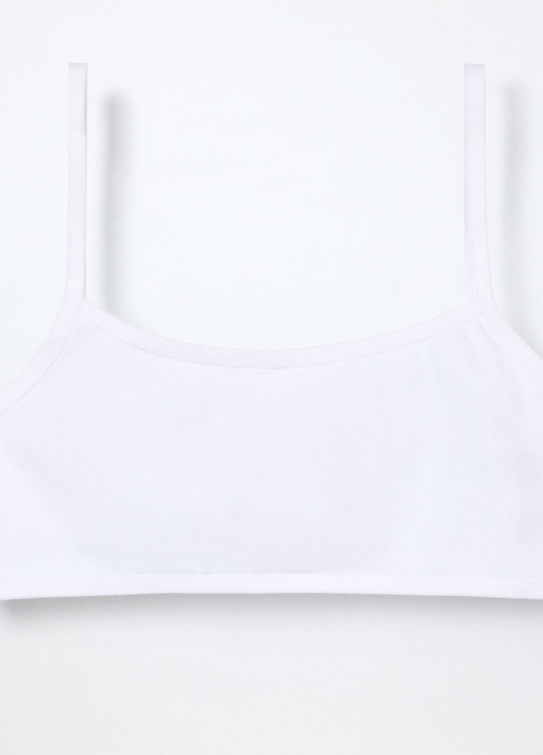 Pack 2 top in jersey di cotone stretch ragazza_2