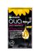 Garnier Tinta Capelli Olia, Colorazione permanente senza ammoniaca, copre il 100% dei capelli bianchi, Con oli di fiori di origine naturale, Nero Zaffiro (1.10)._0