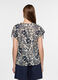 Camicia regular fit con scollo a V in popeline donna_1