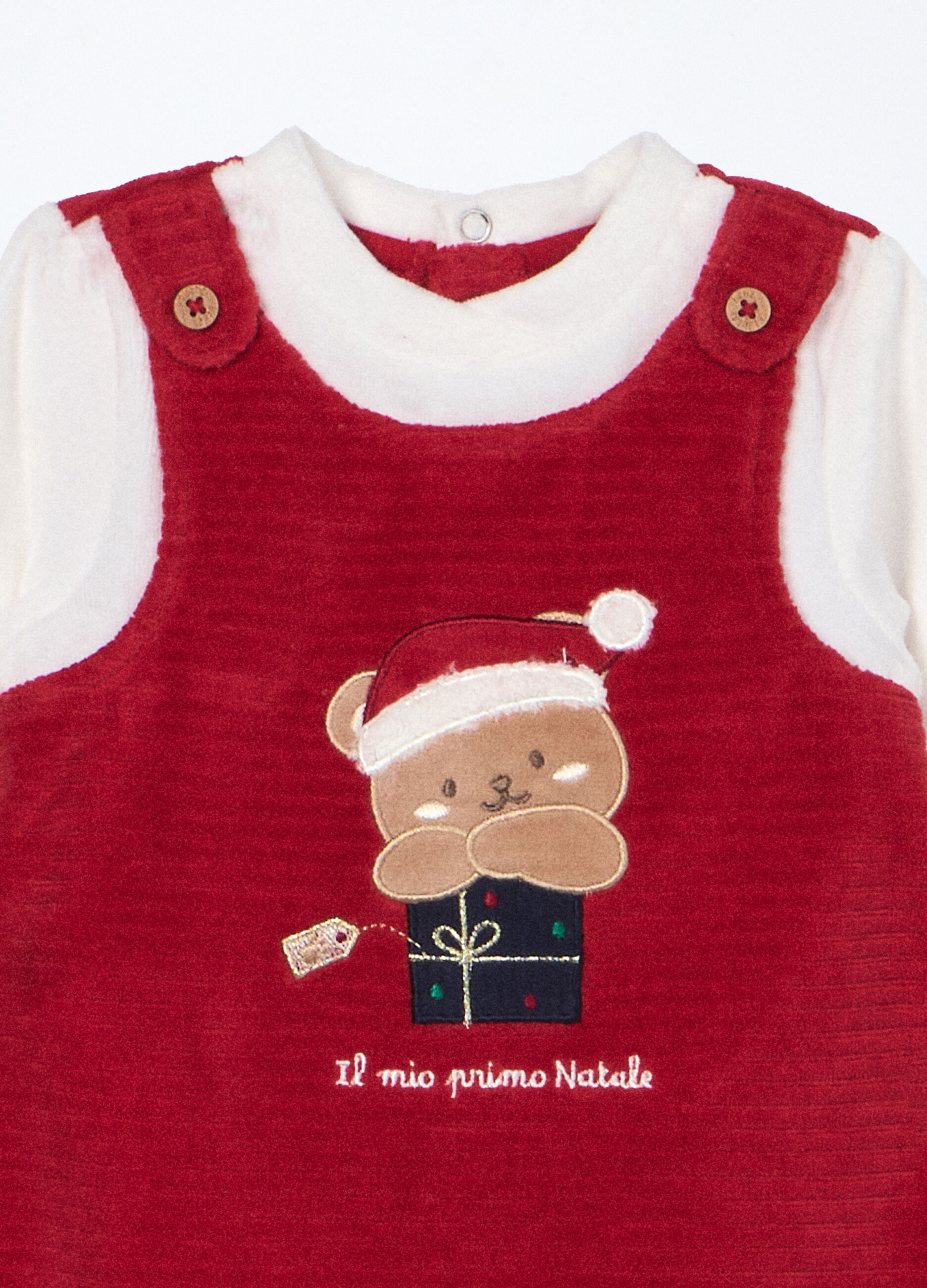 Tutina misto cotone velour neonato_2