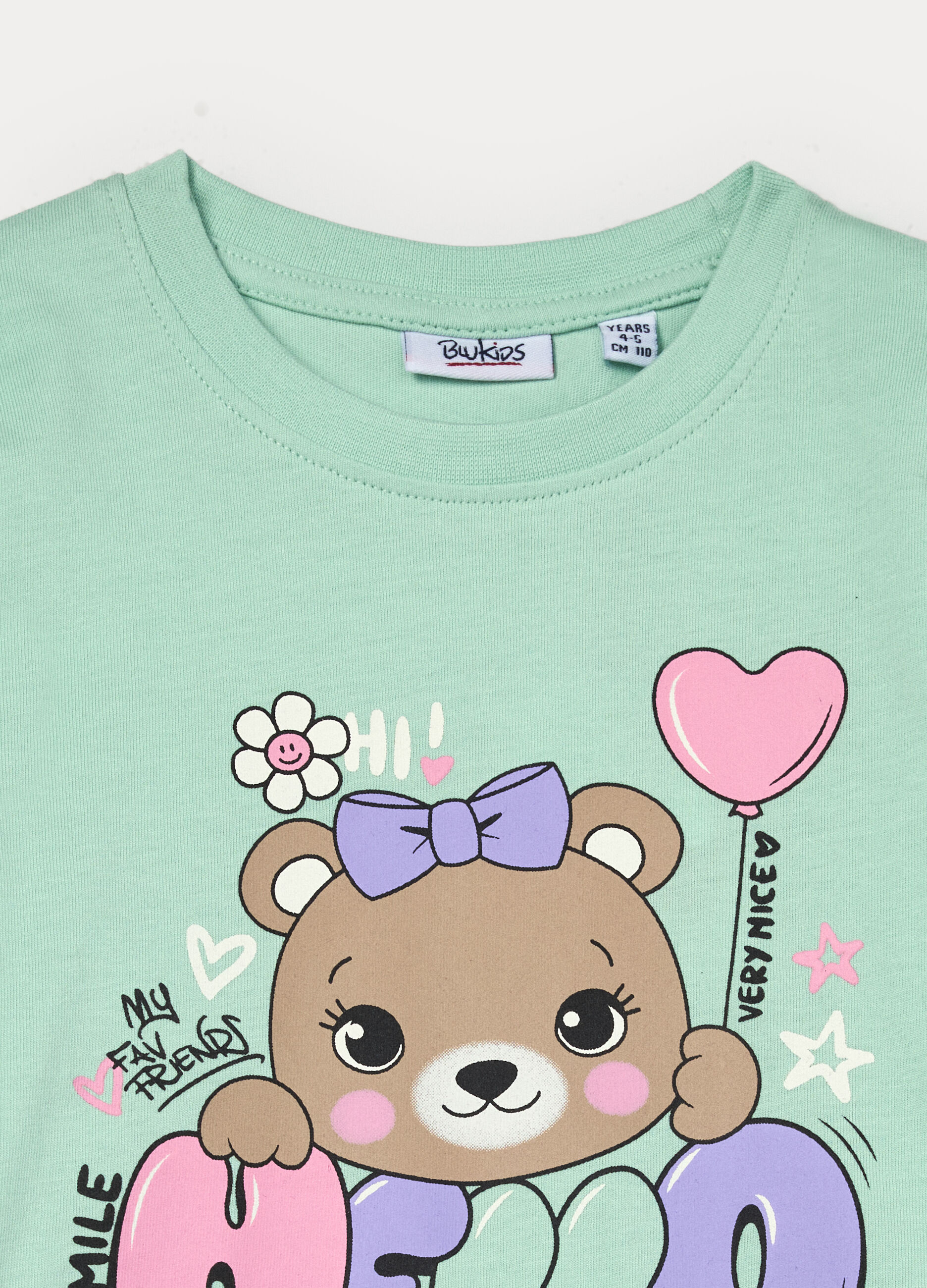 T-shirt in jersey di puro cotone bambina_2