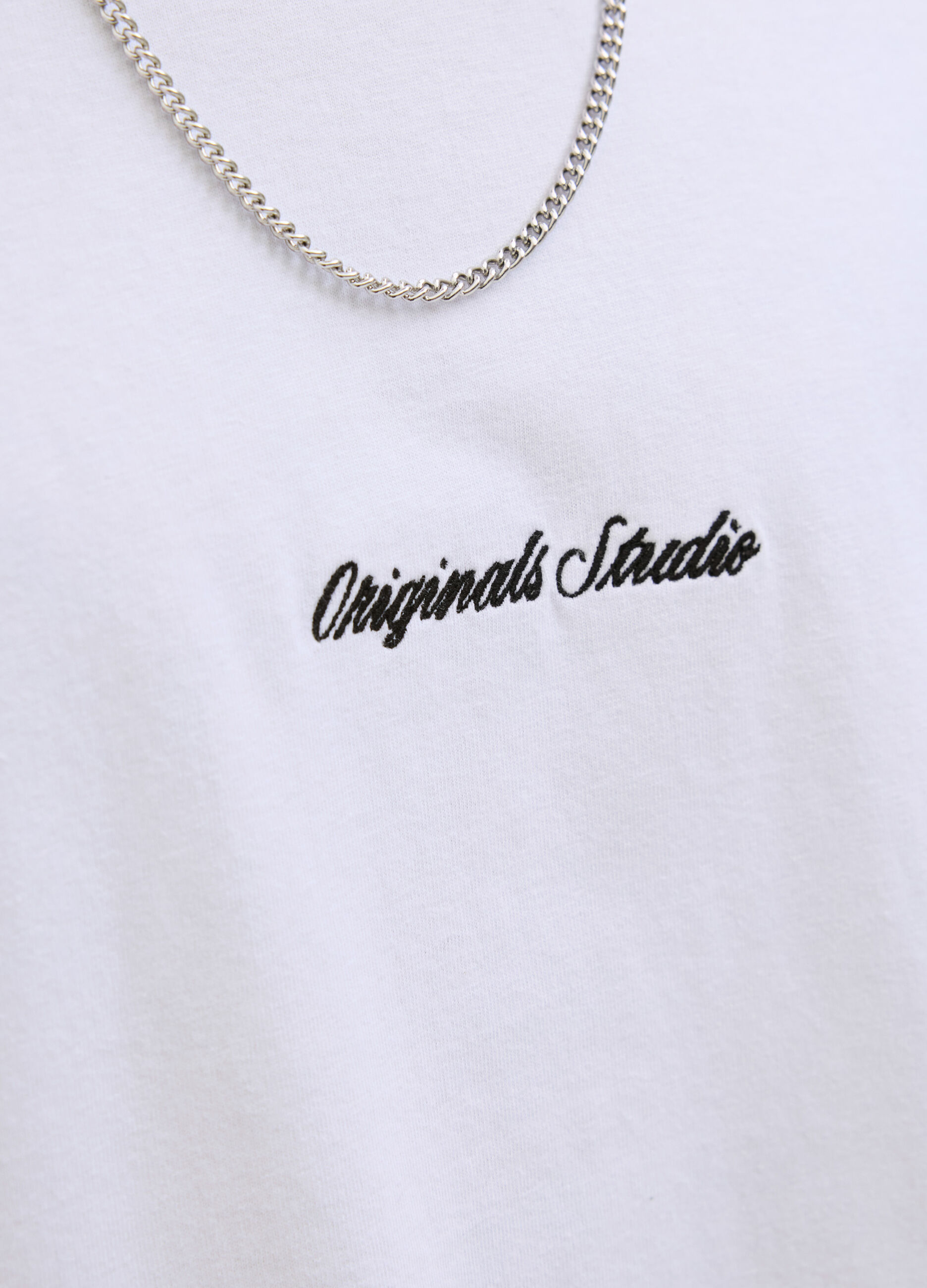 Felpa girocollo con logo uomo_4