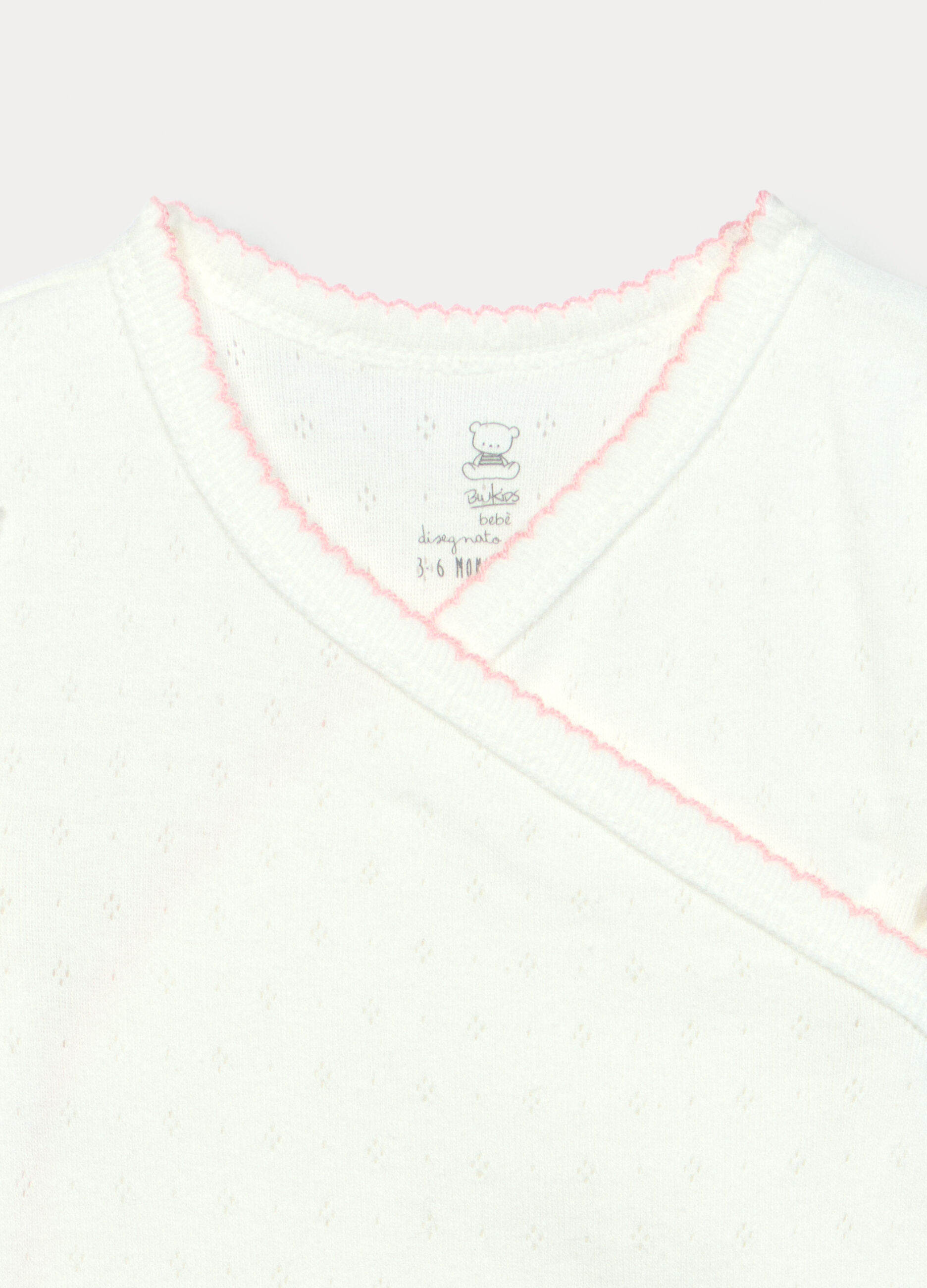 Pack 2 body incrociati in interlock di puro cotone neonata_2