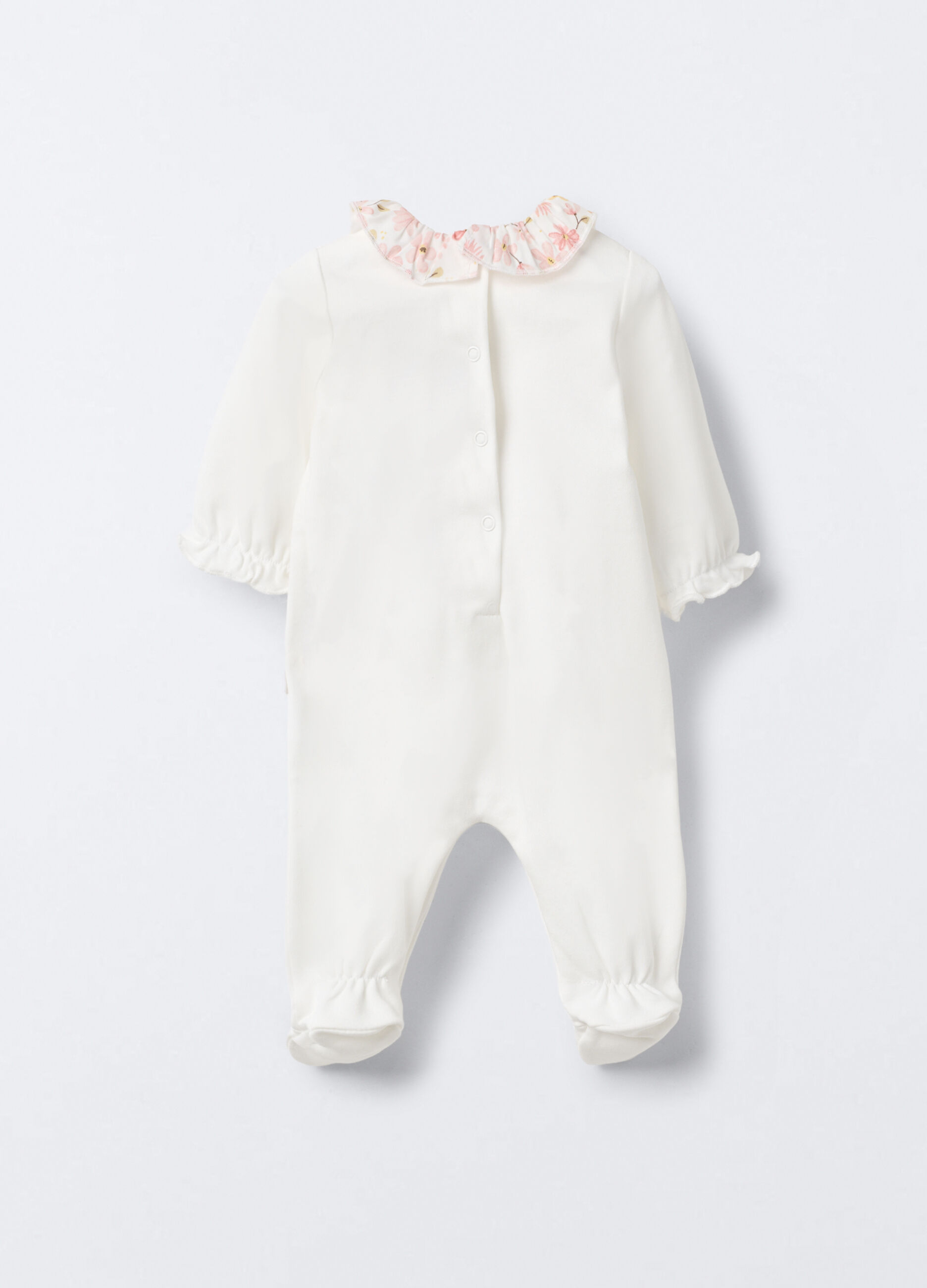 Tutina in interlock di puro cotone neonata_1