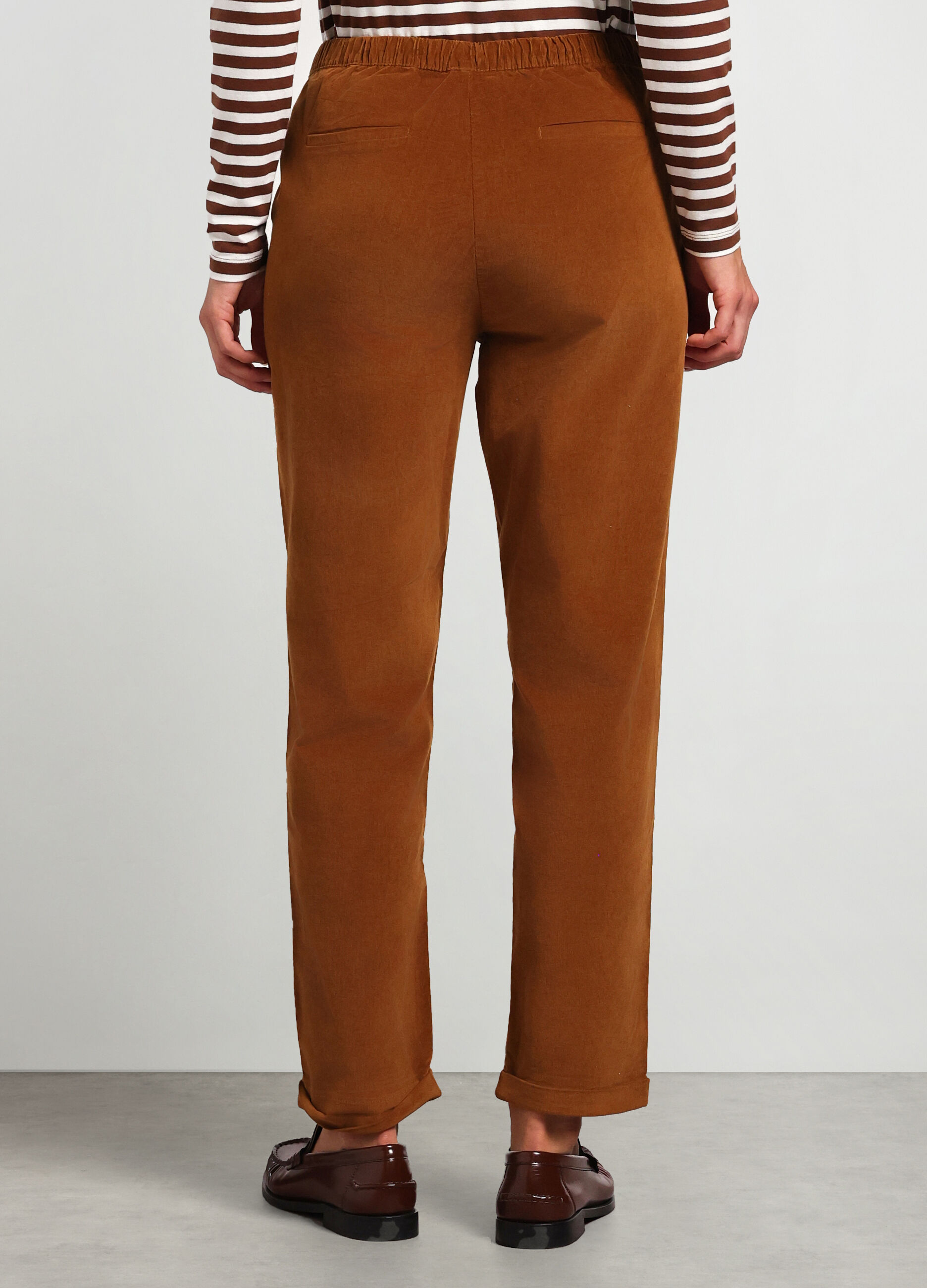 Jogger in cotone stretch donna_1