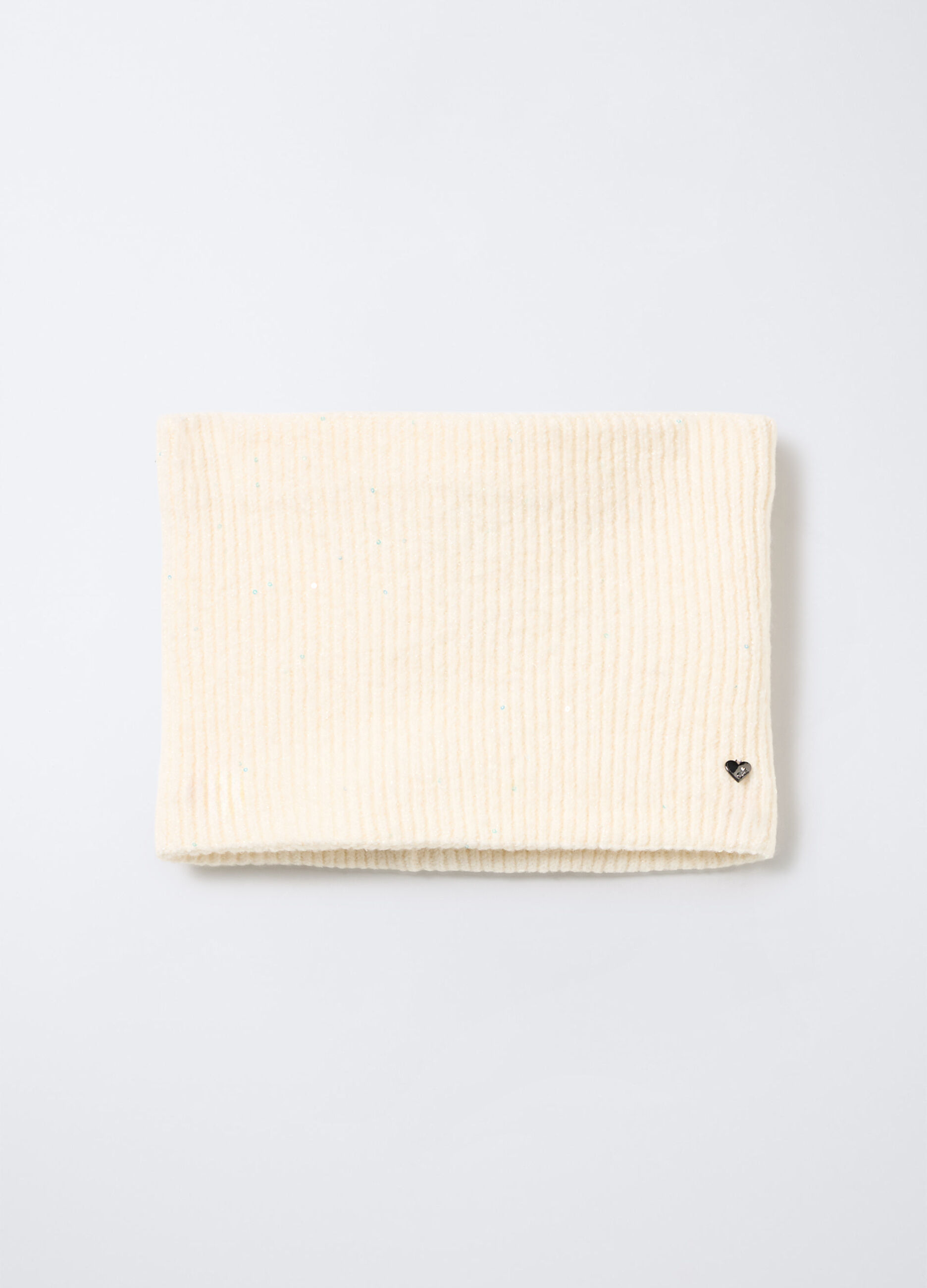 Scaldacollo tricot in costina stretch_0