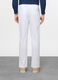 Pantalone chino relaxed fit in lino e cotone uomo_1