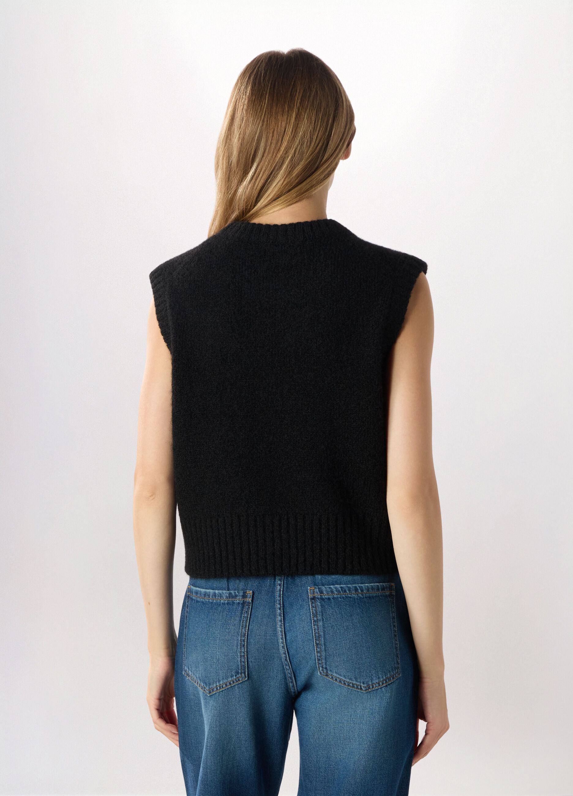 Gilet misto lana donna_1