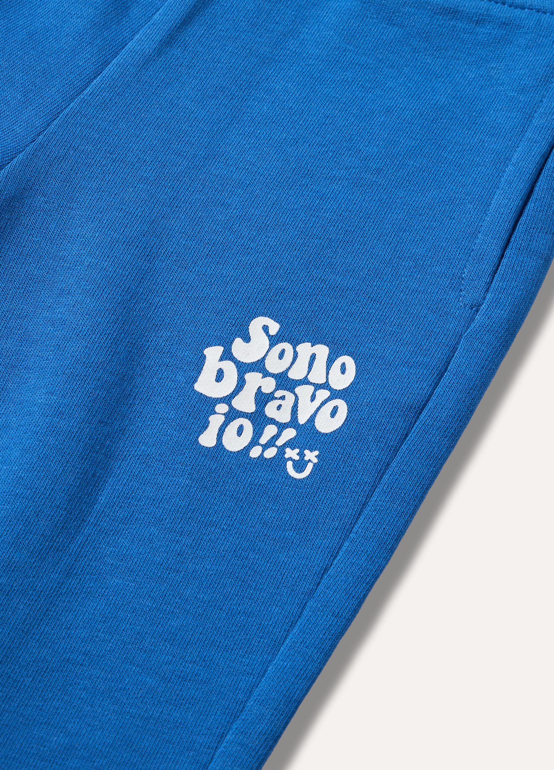 Jogger in puro cotone neonato_1