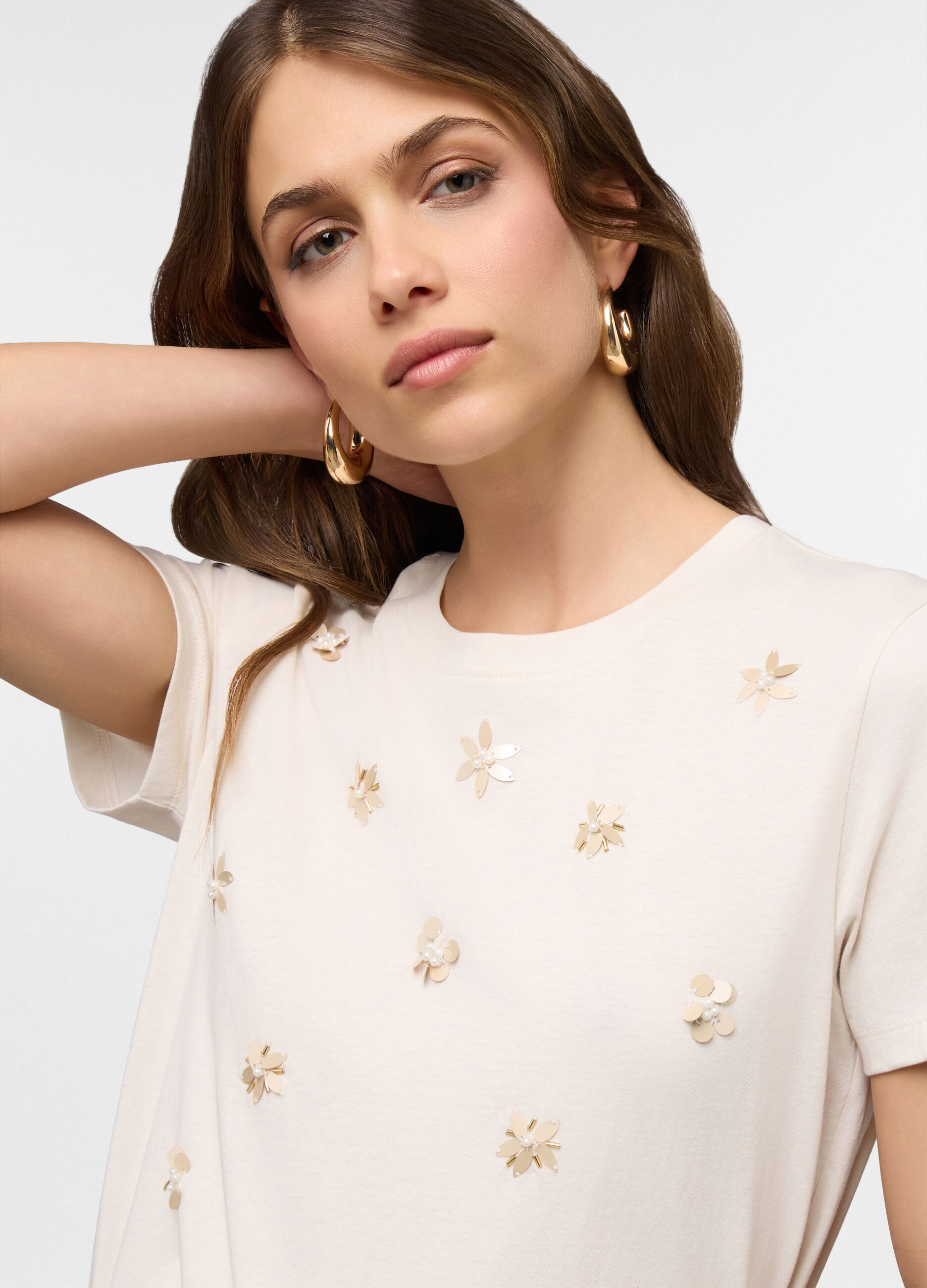 T-shirt girocollo donna_2