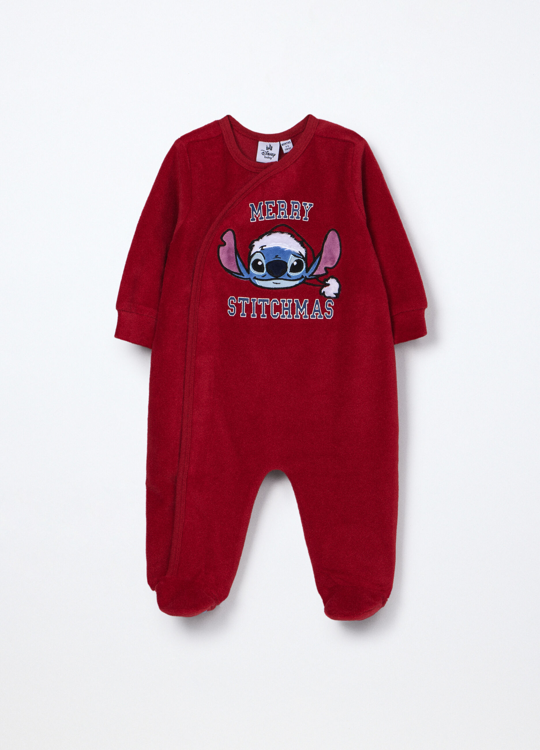 Tutina pigiama misto cotone velour neonato_0