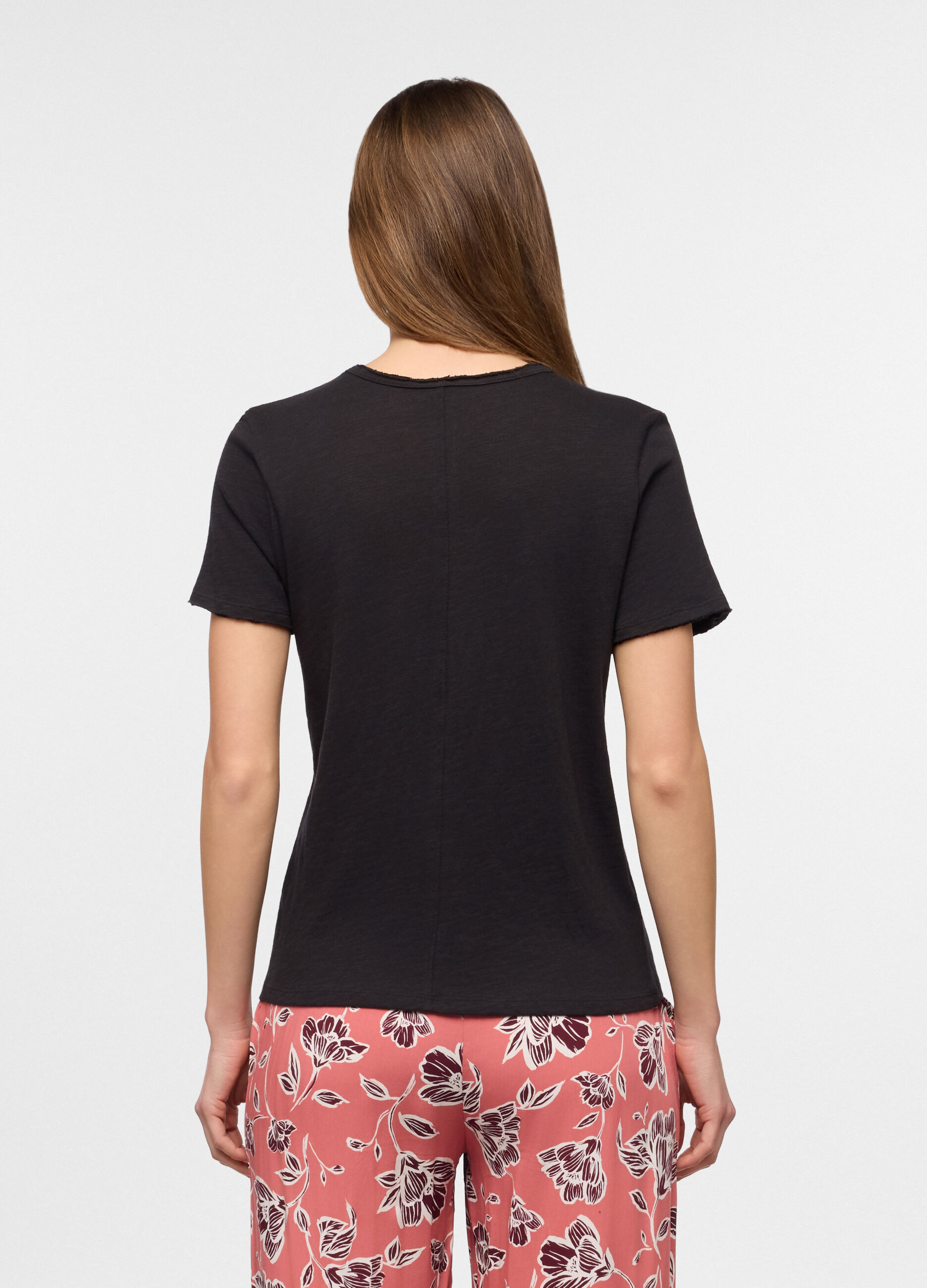 T-shirt girocollo donna_1