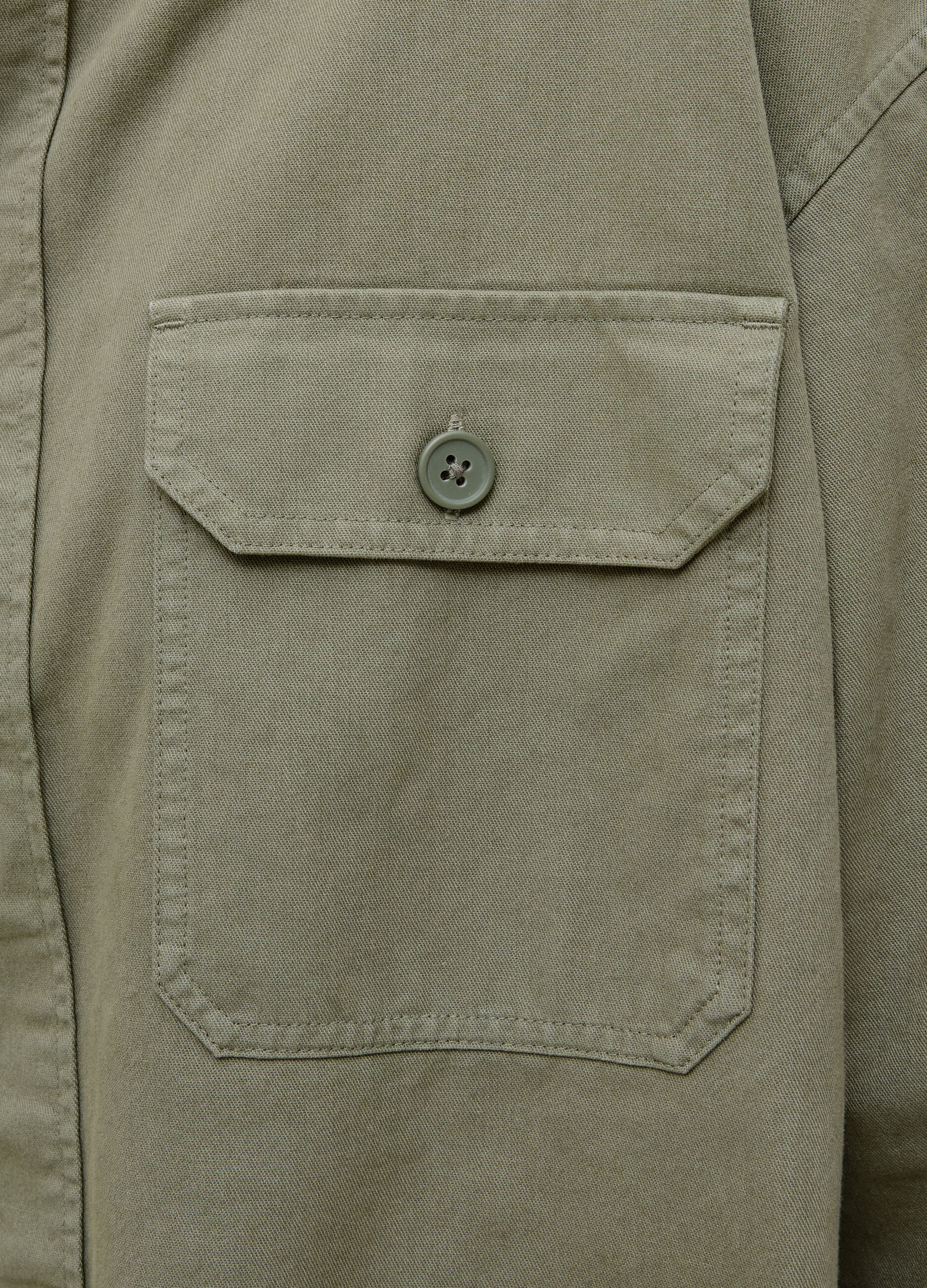 Camicia in tela di cotone uomo_5