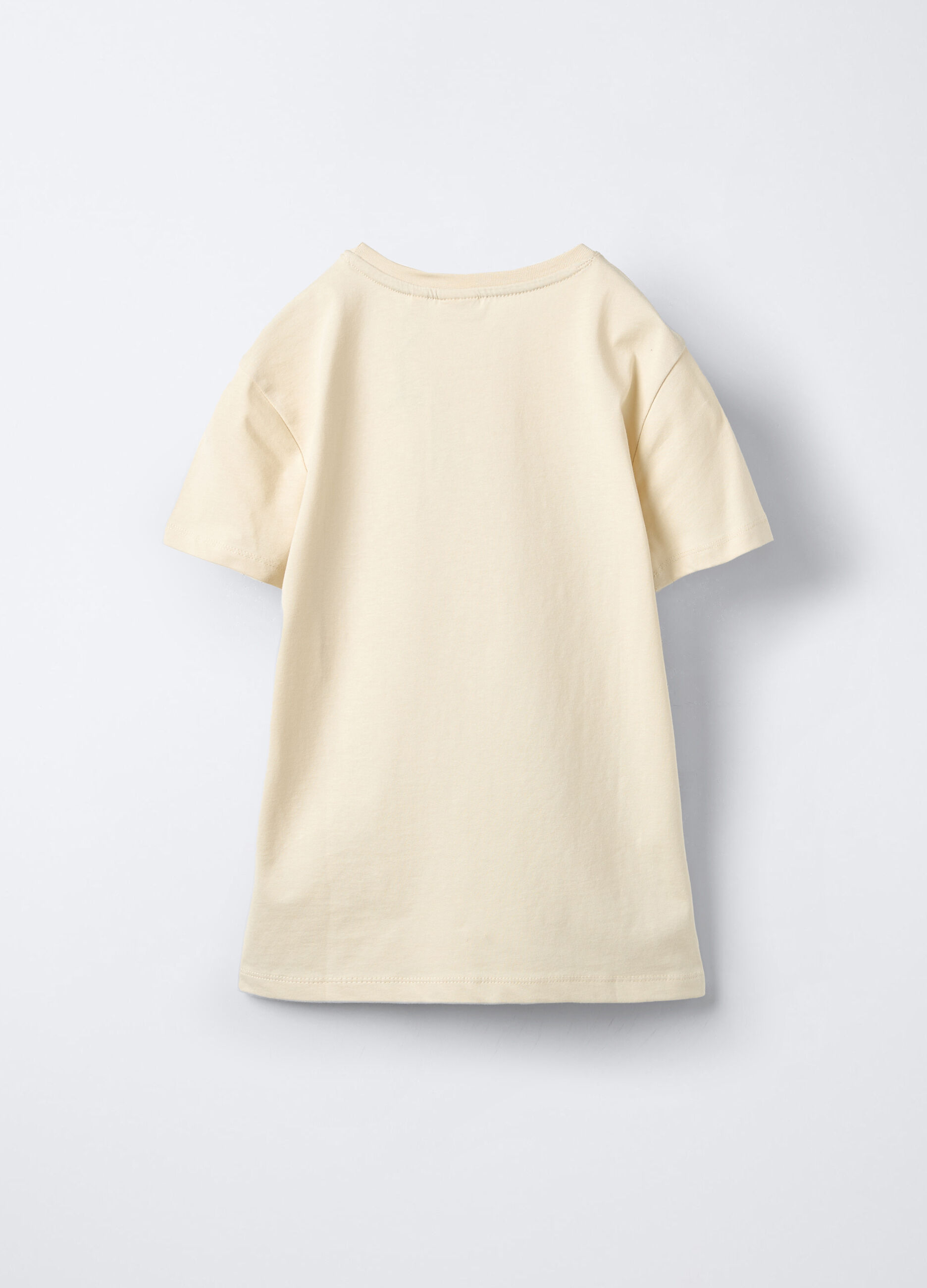 T-shirt girocollo in jersey di puro cotone ragazzo_1