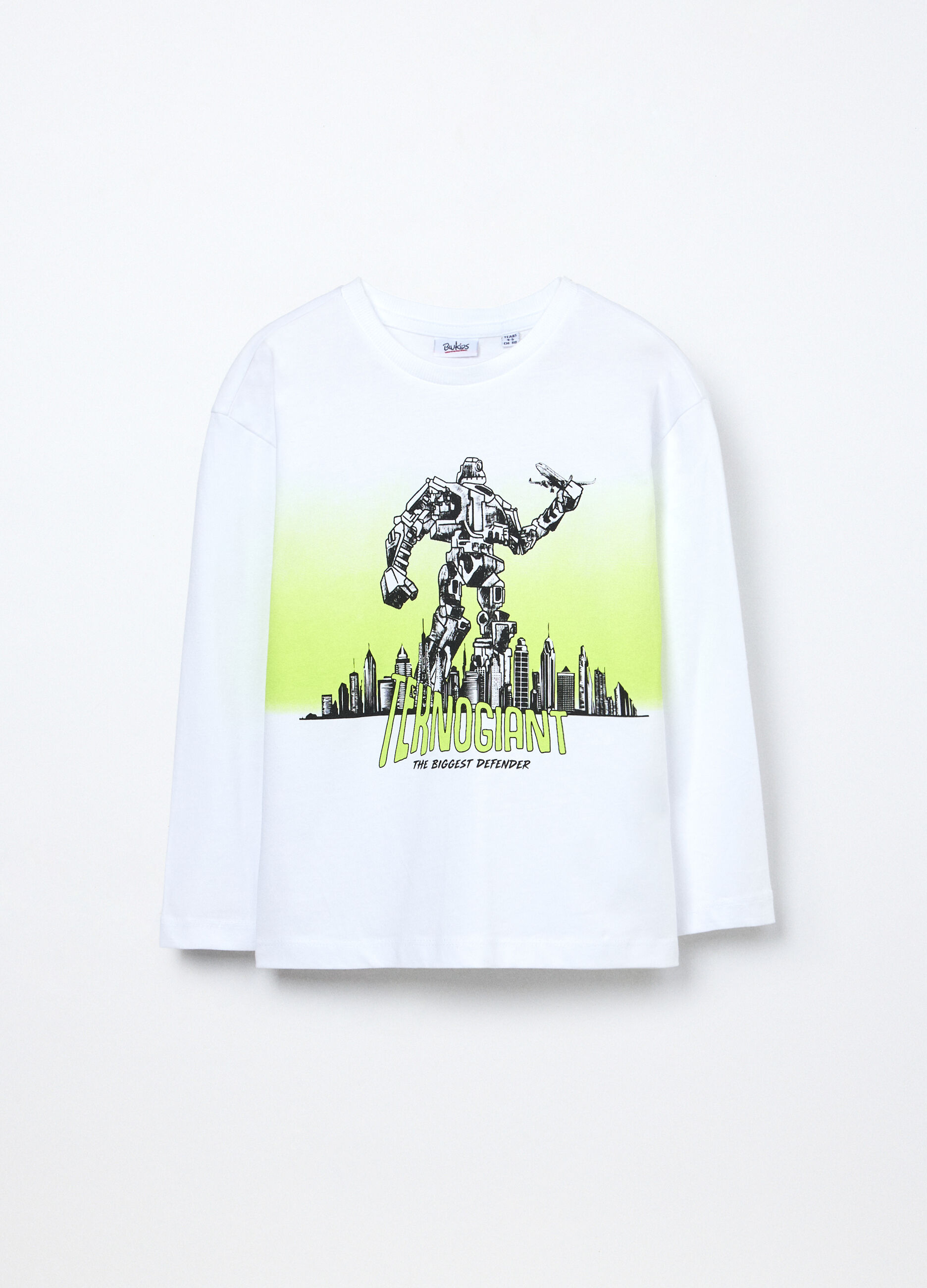 T-shirt in jersey di puro cotone bambino_0