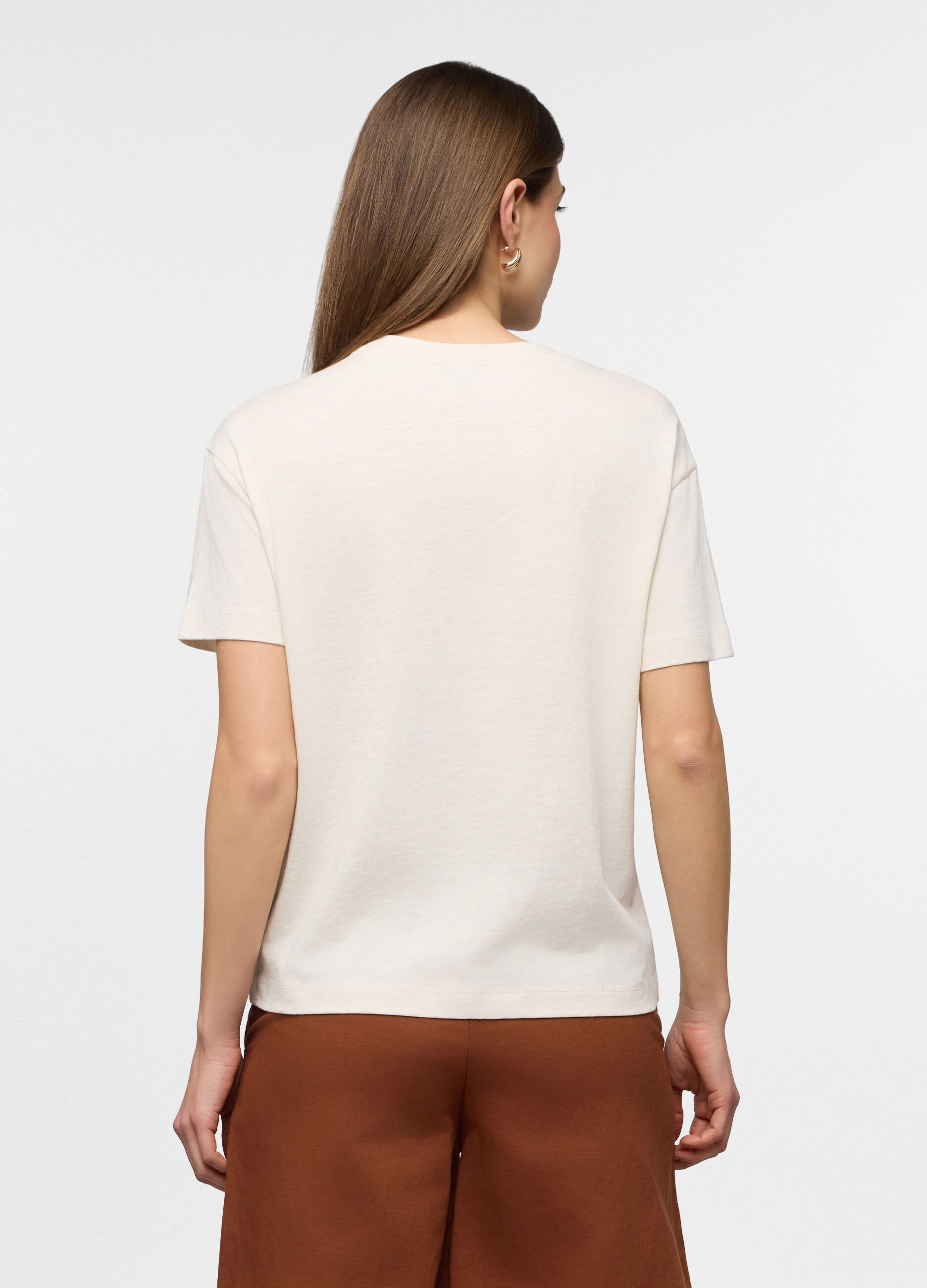 T-shirt girocollo donna_1