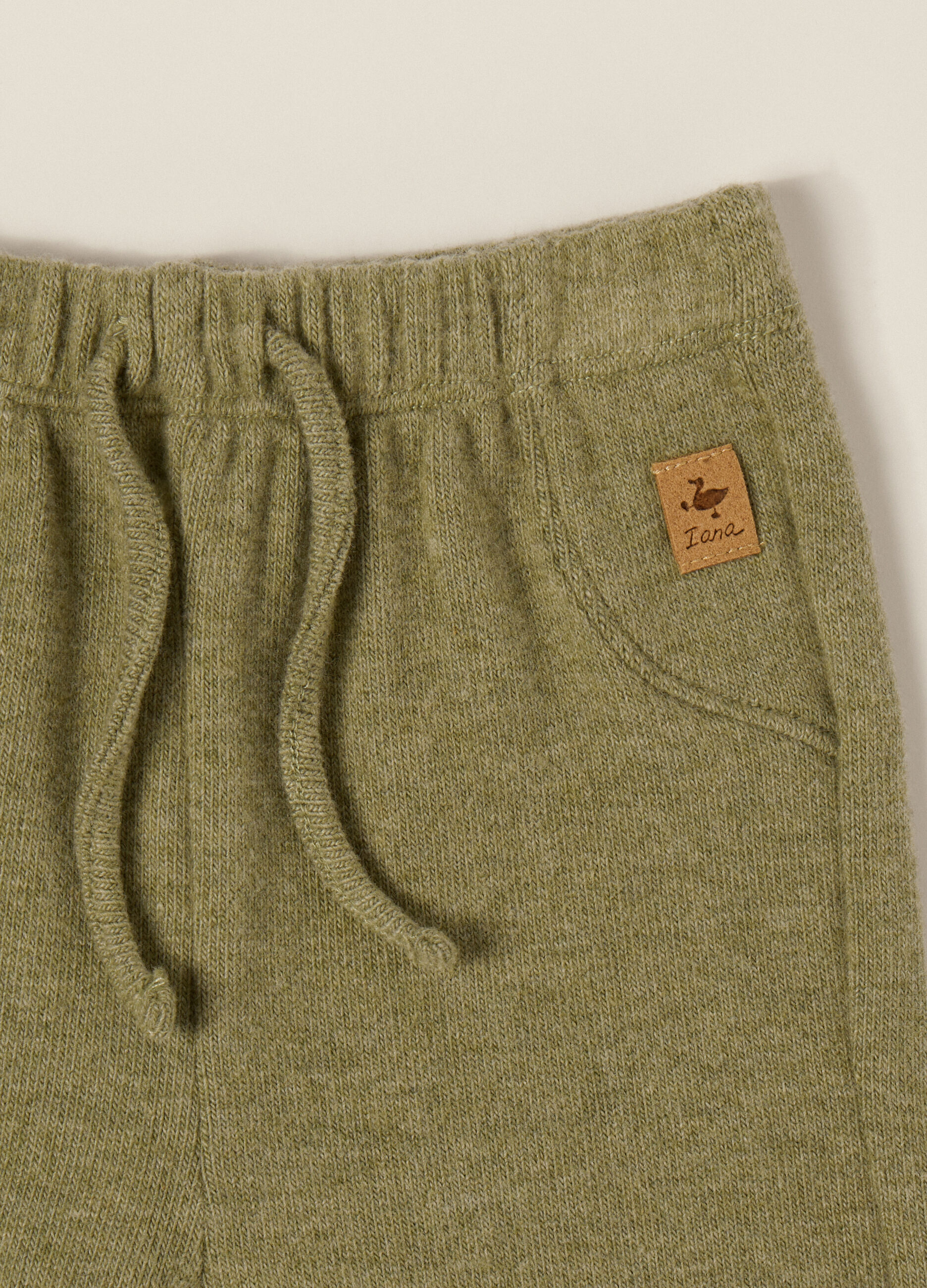 Set verde in misto cotone per neonata_5