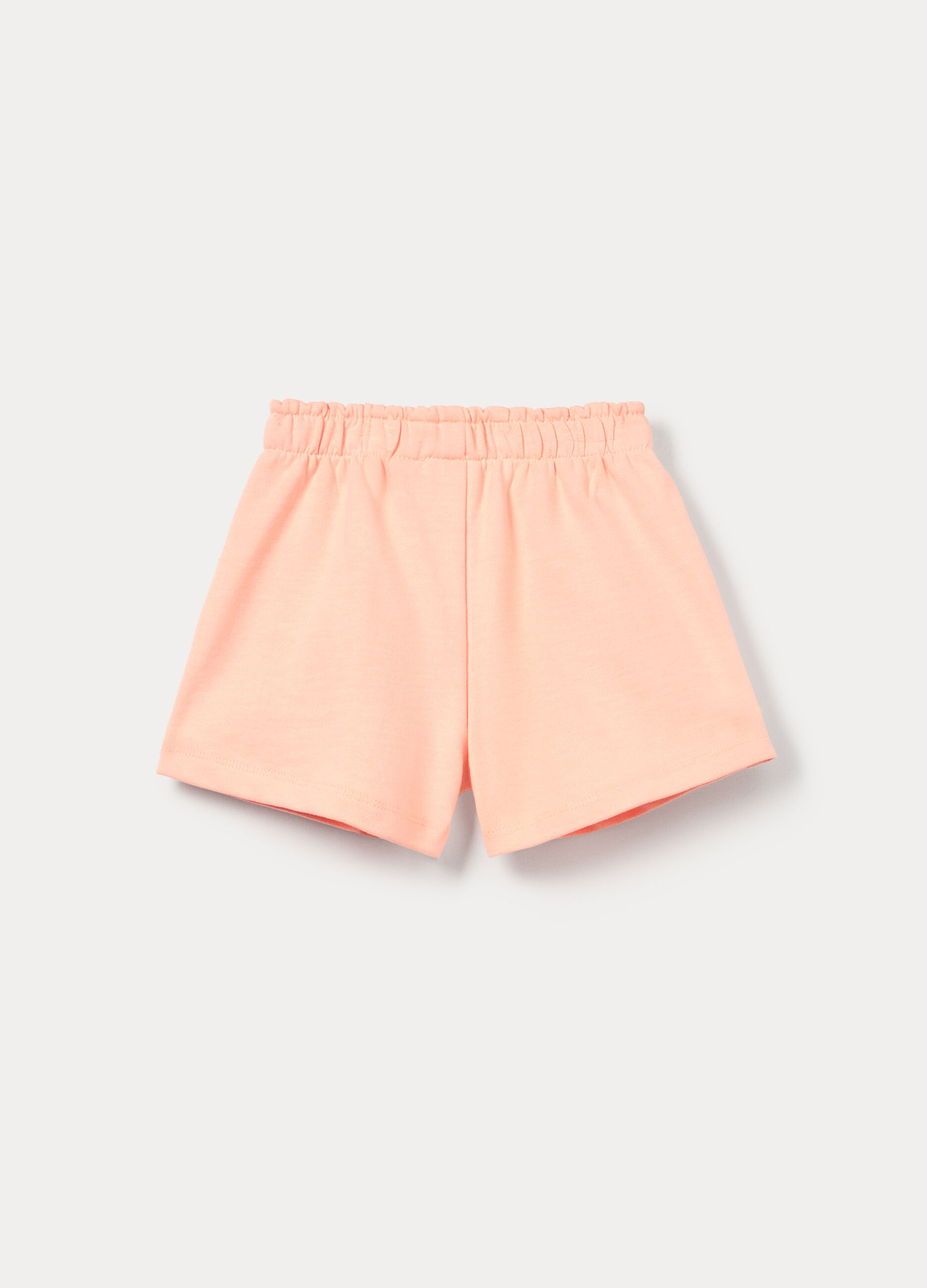 Shorts in french terry misto cotone bambina_1
