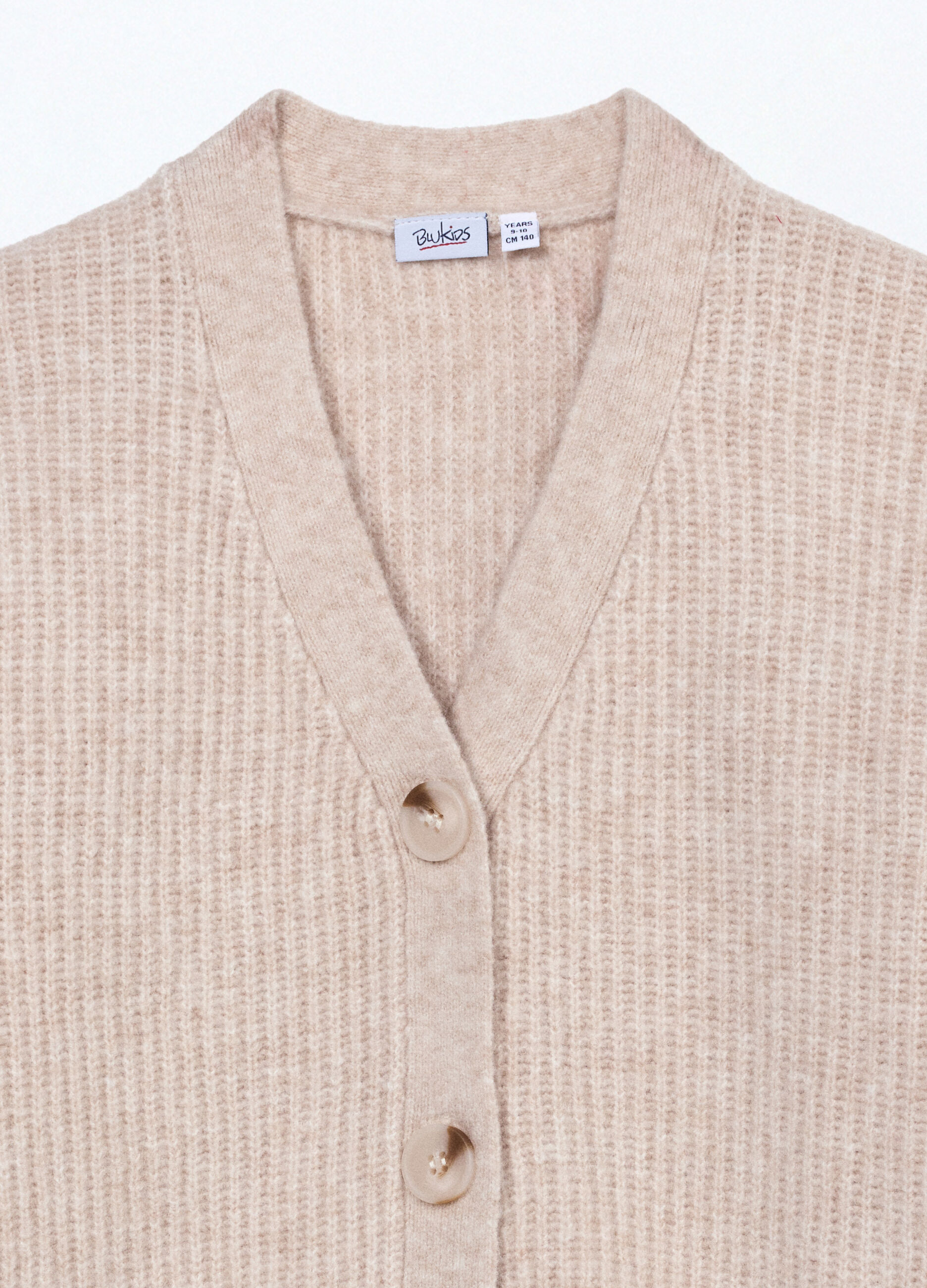 Cardigan tricot misto lana ragazza_2