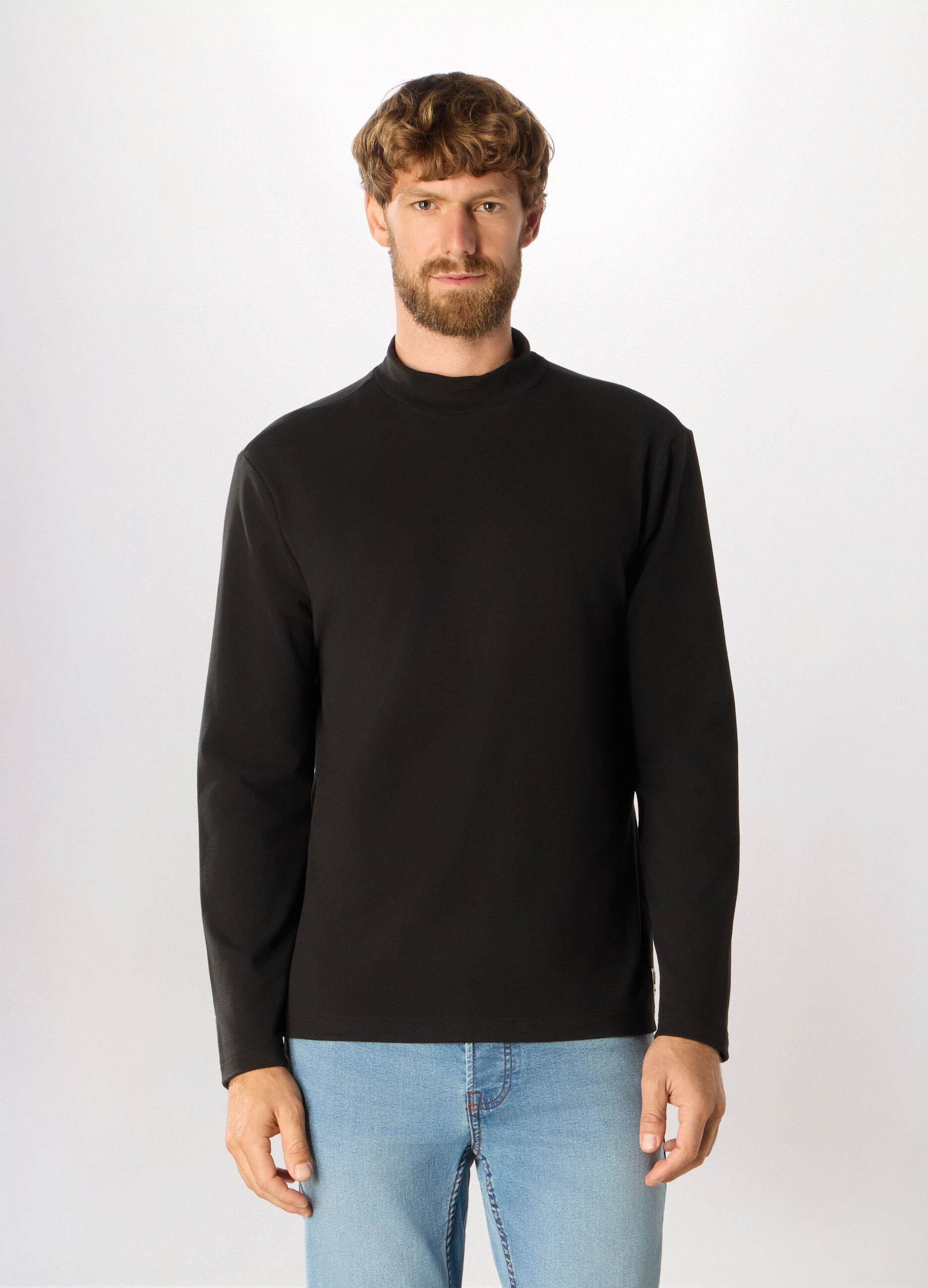 Felpa lupetto in pile uomo_0