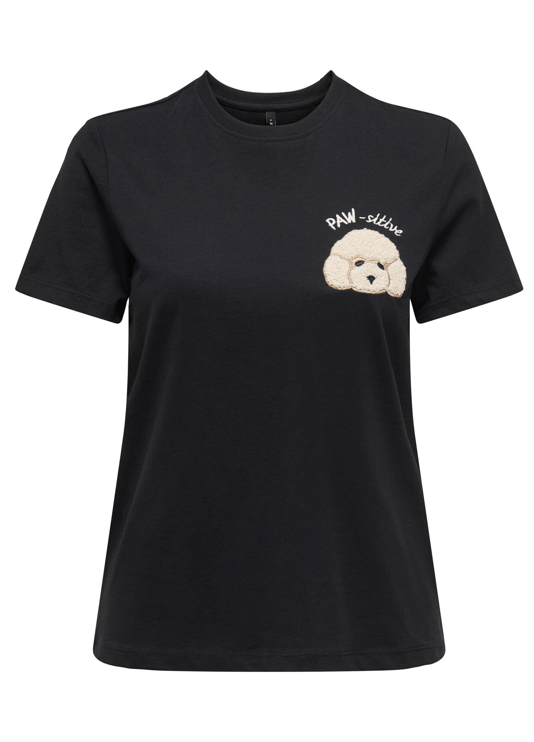 T-shirt con ricamo donna_0