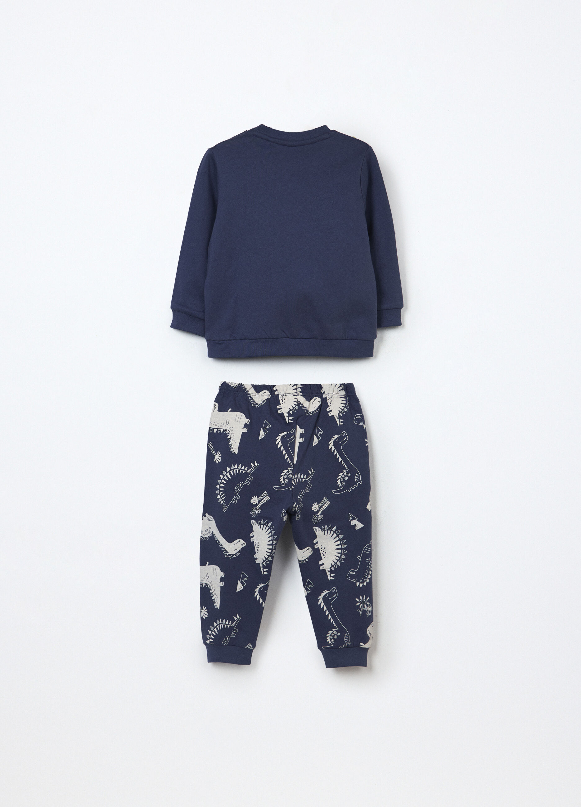 Set pigiama lungo in cotone fleece neonato_1