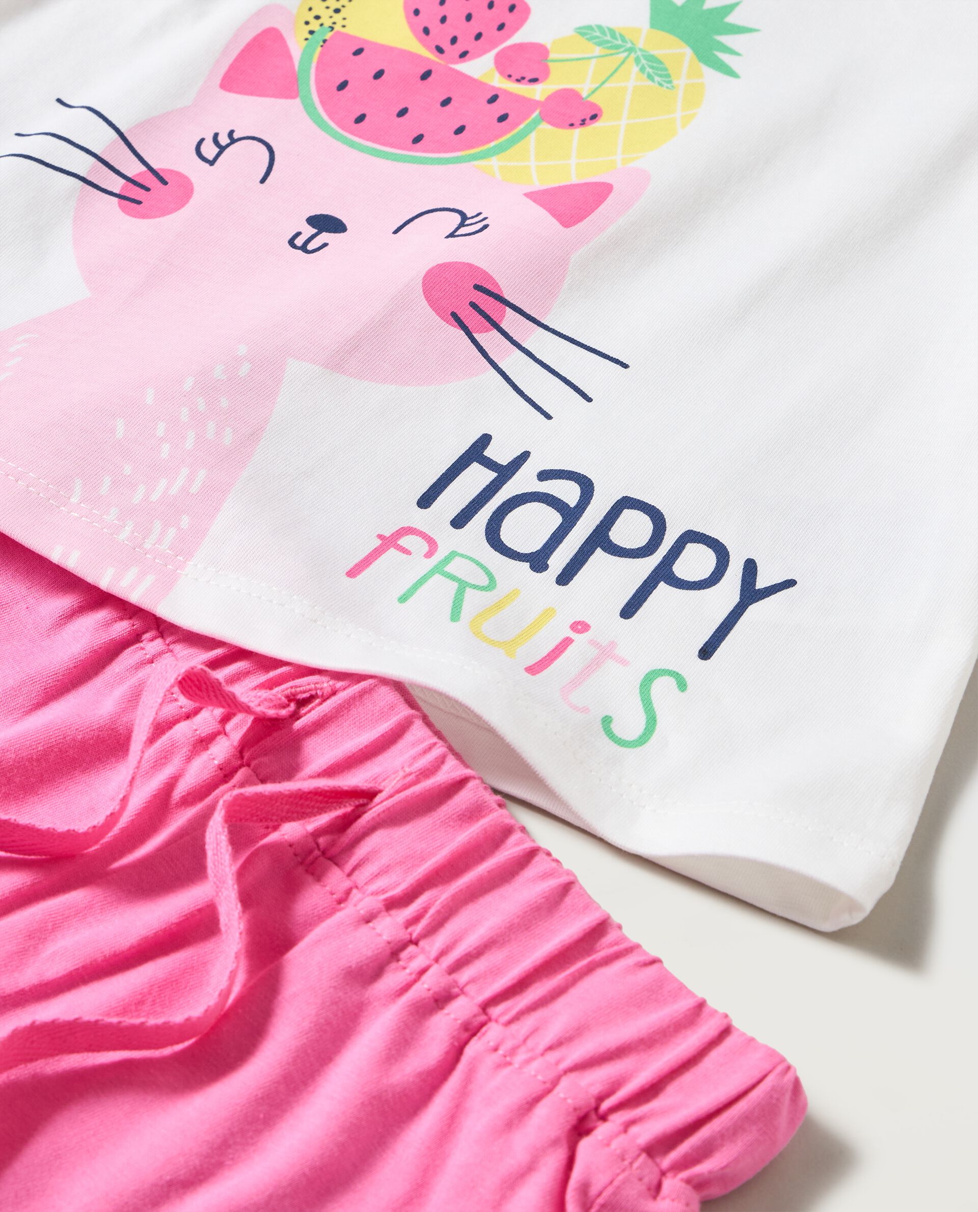 Jogging set in puro cotone neonata_1