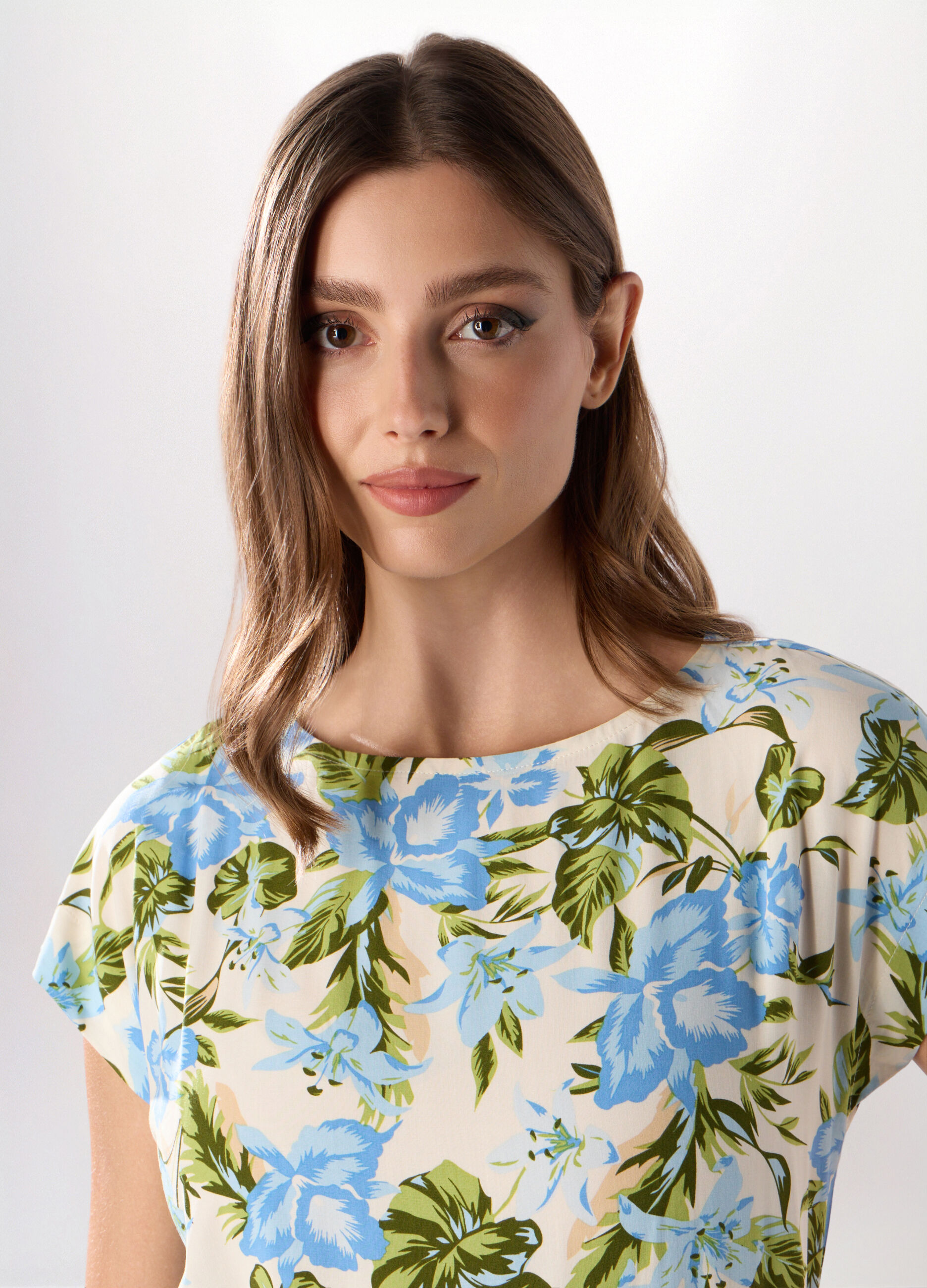 Bluse in pura viscosa donna_2