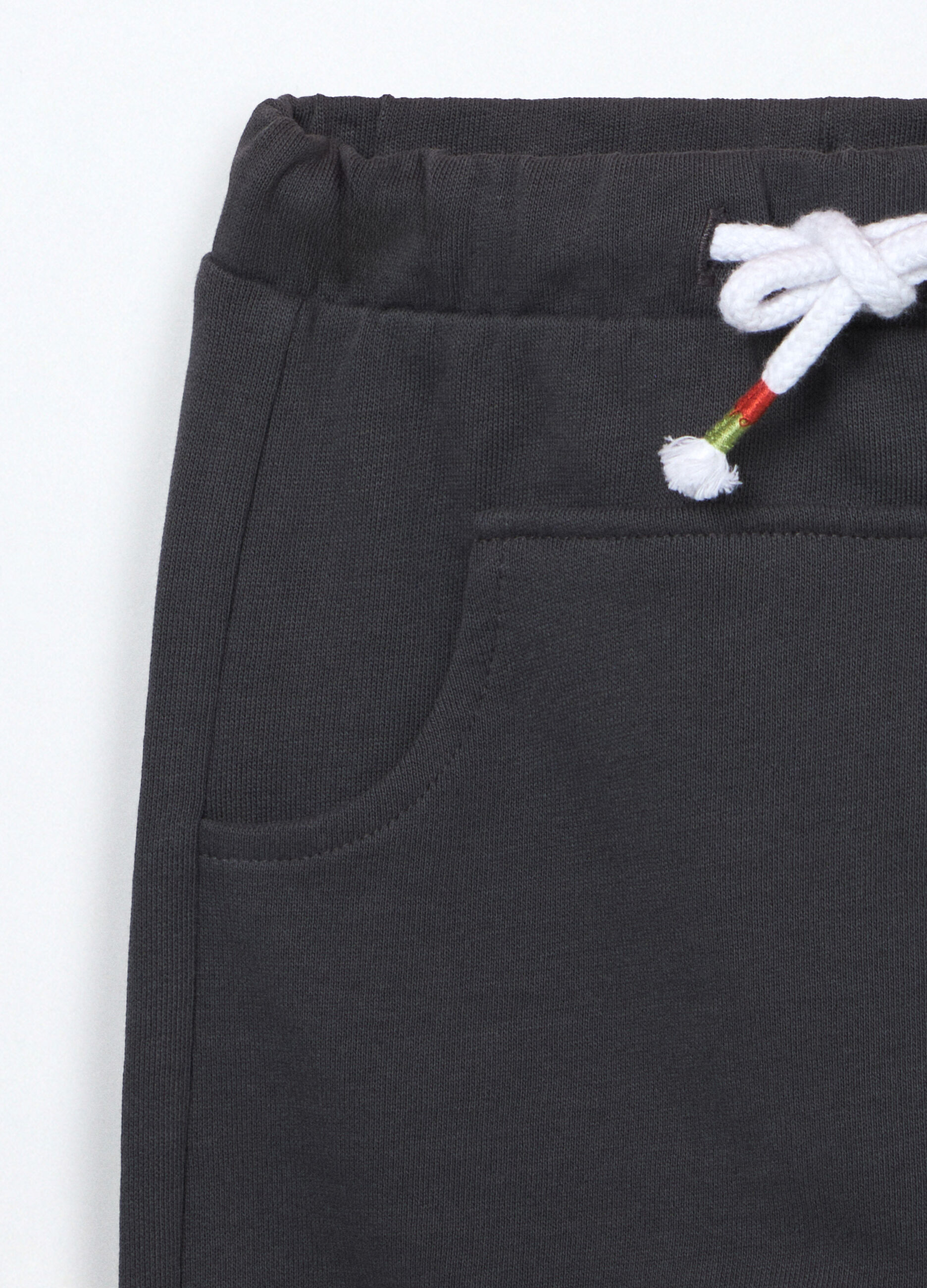 Jogging set in french terry di puro cotone neonato_3