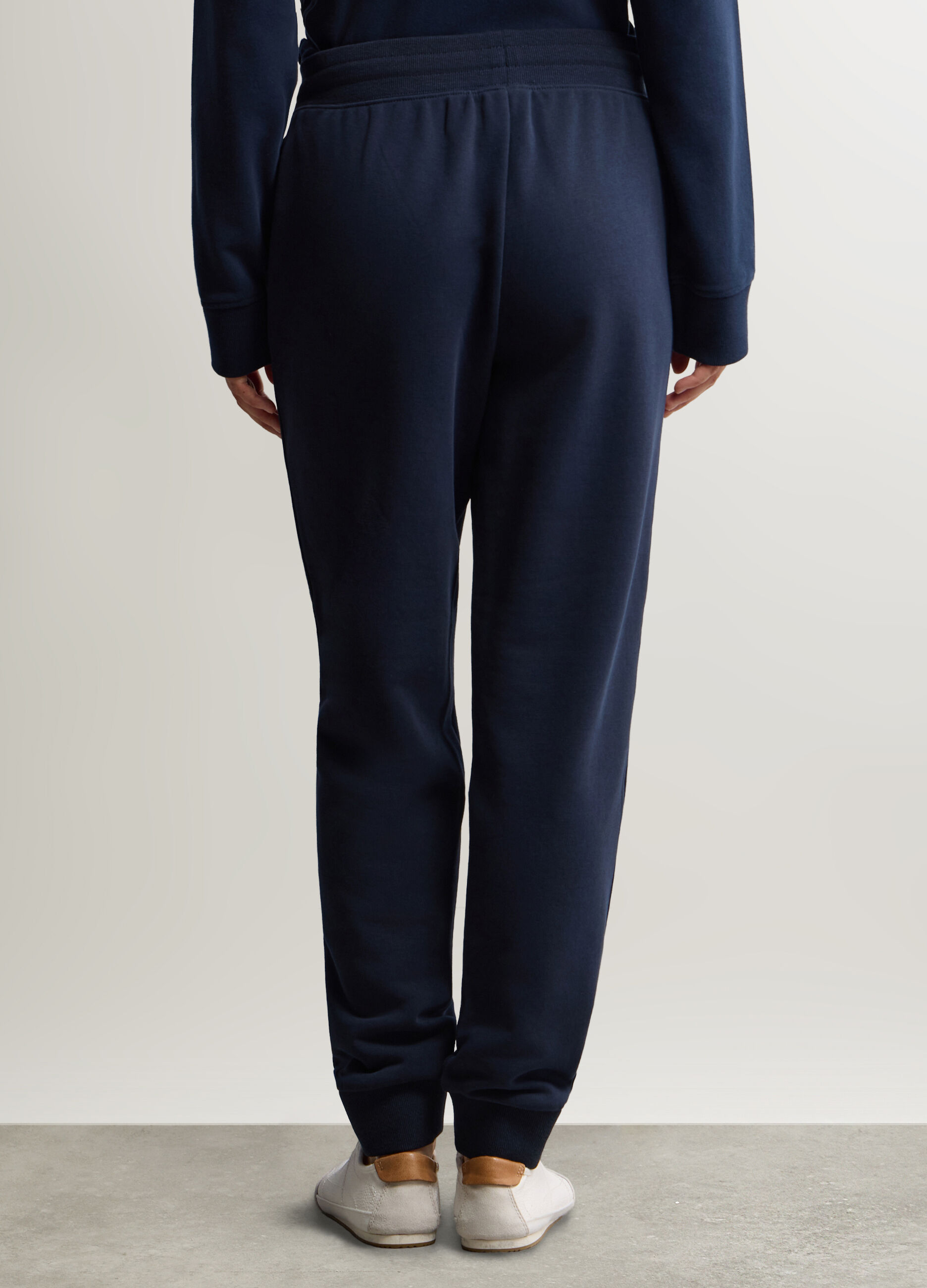Jogger Fit Regular in misto cotone garzato stretch donna_2