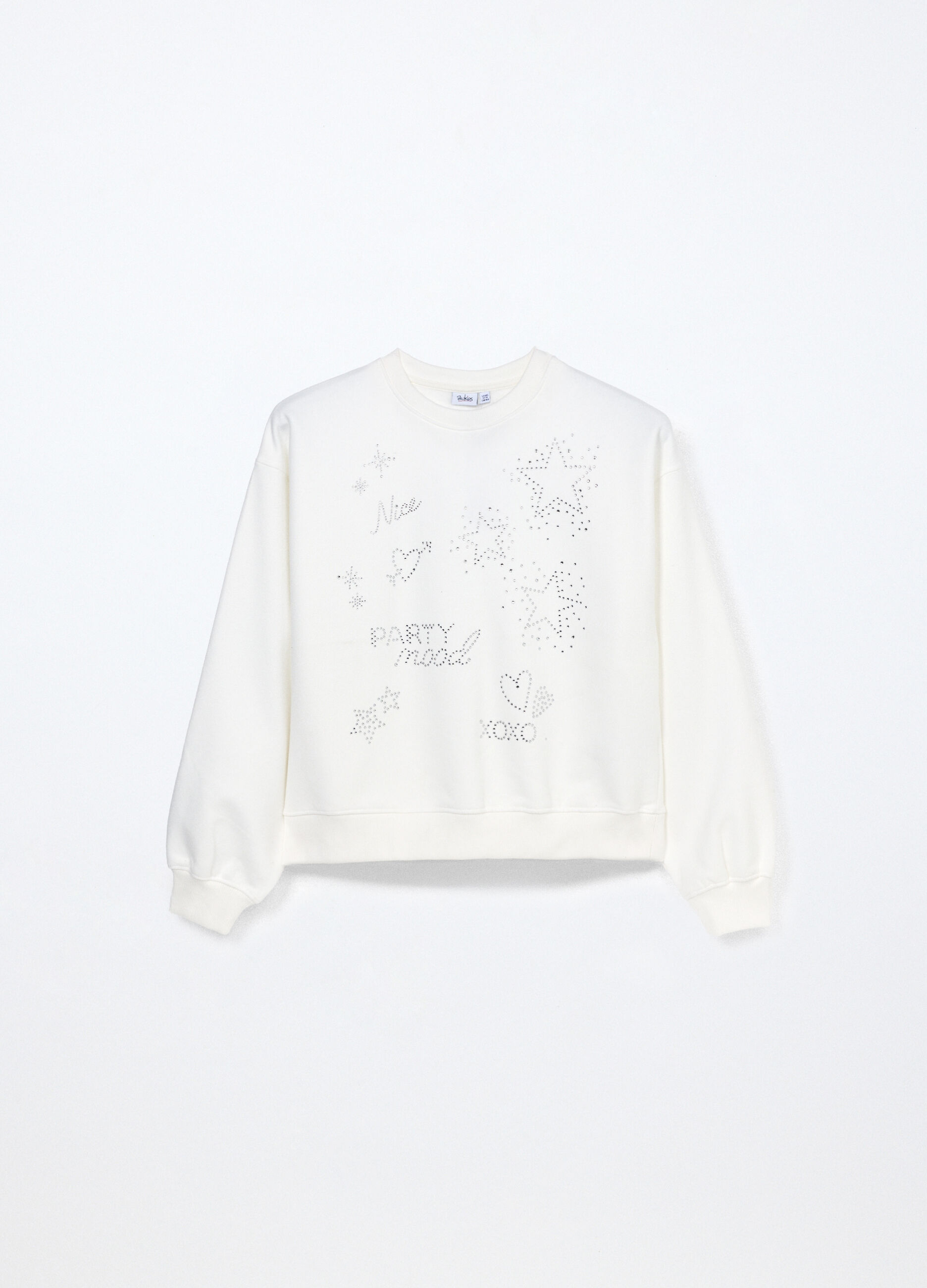 Felpa misto cotone ragazza_0