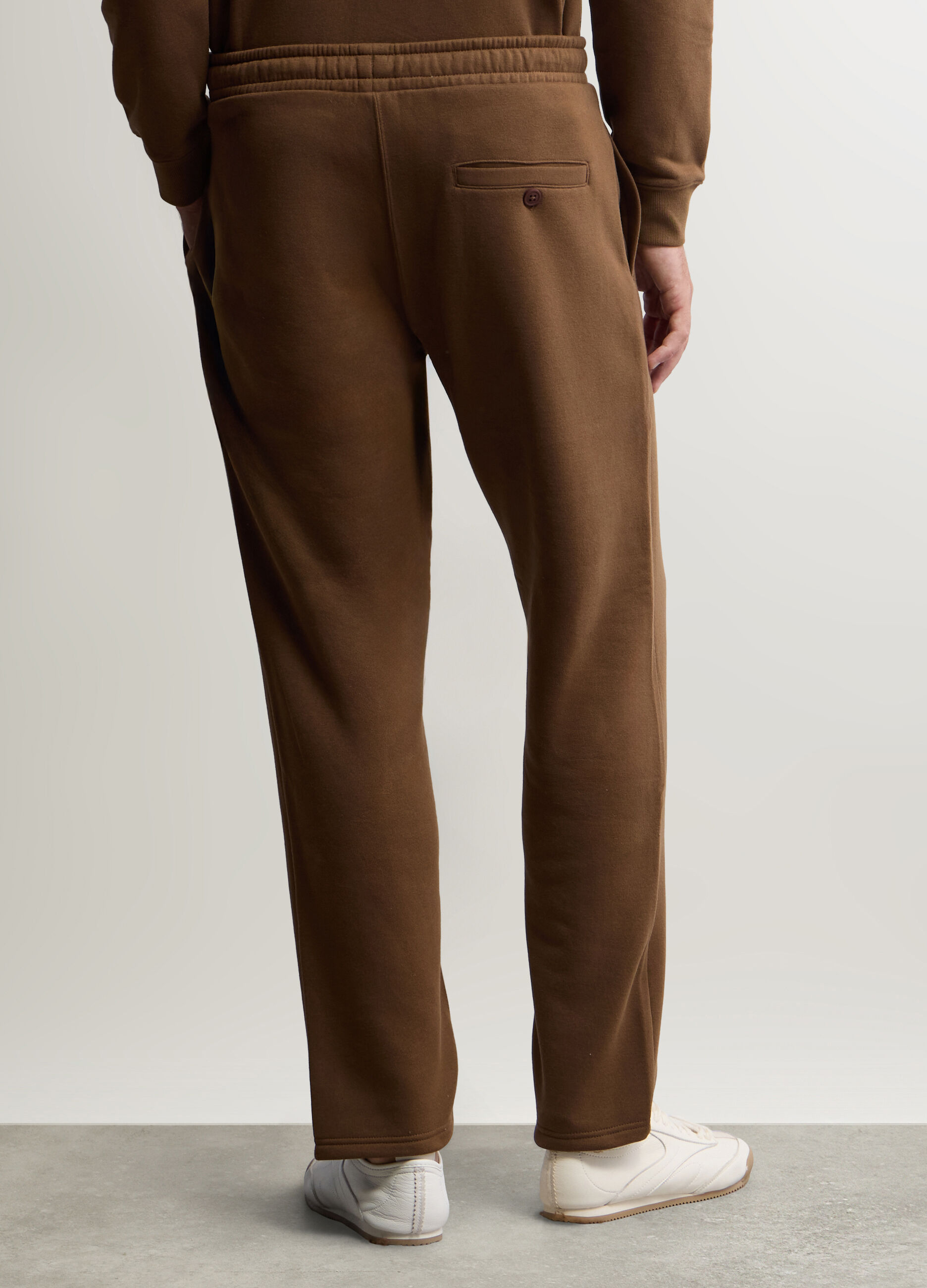 Jogger in felpa misto cotone uomo_2