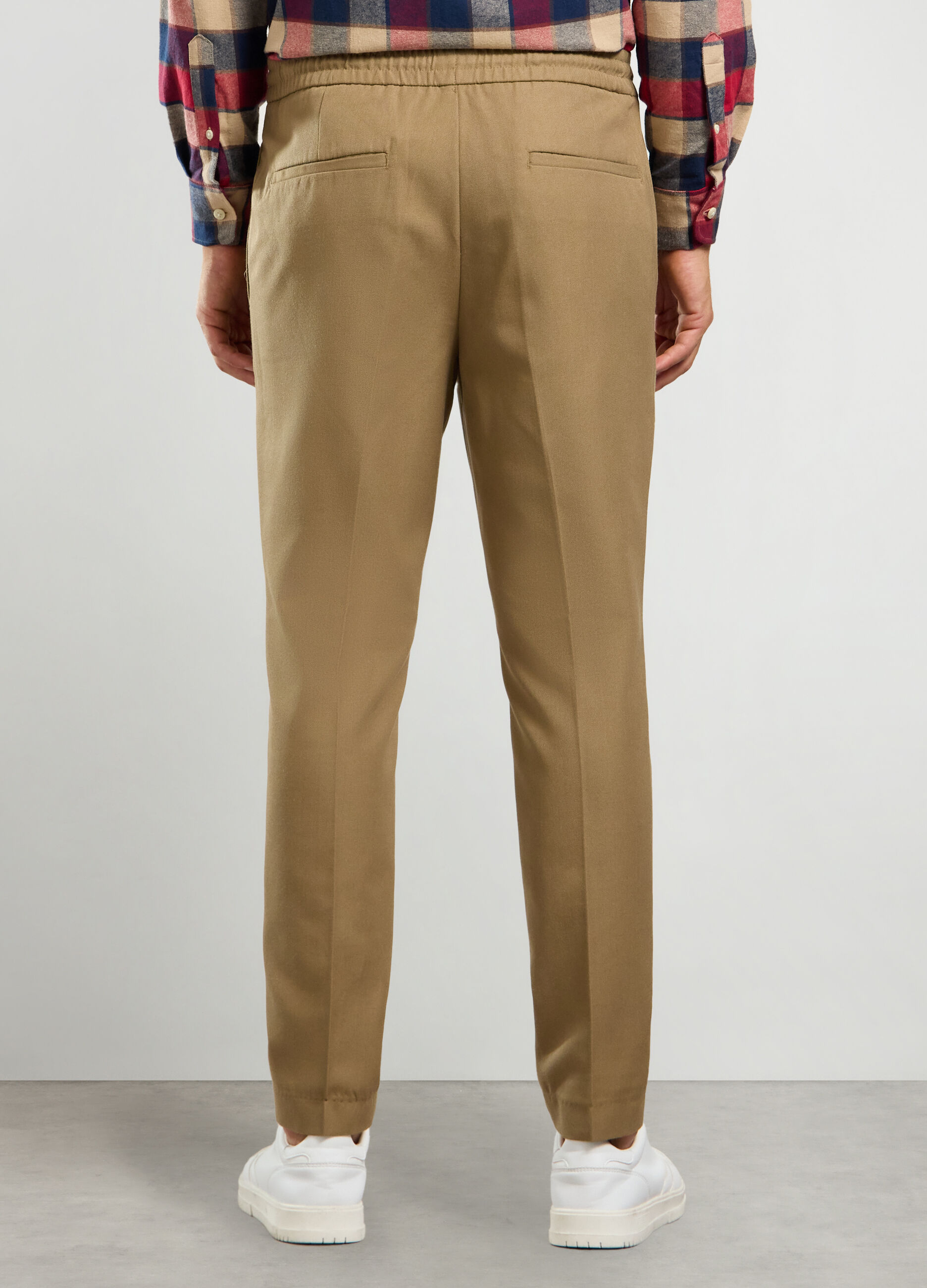 Joggers regular fit in twill uomo_1