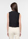 Gilet in twill misto lino donna_1