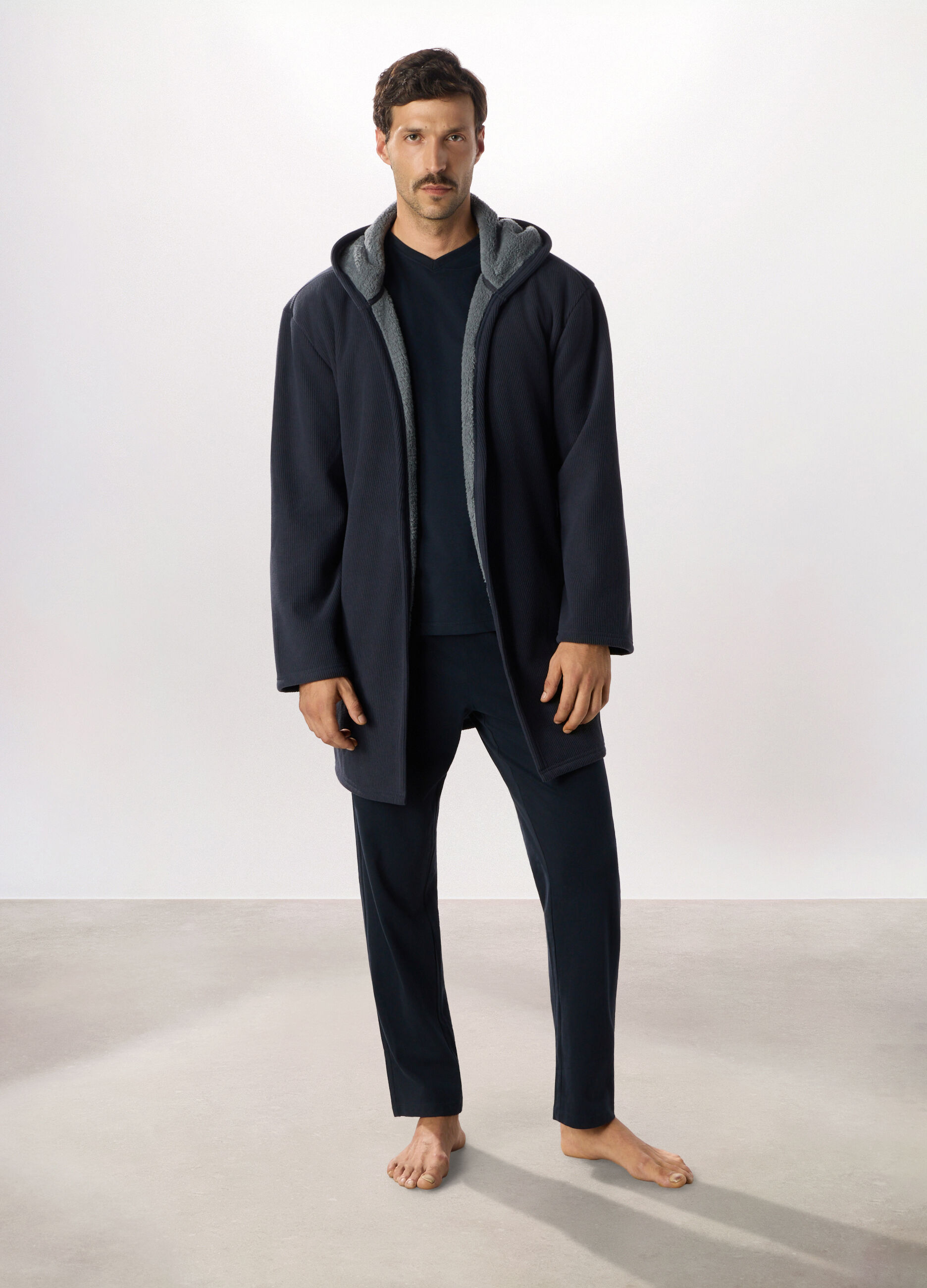 Vestaglia con cappuccio uomo_0