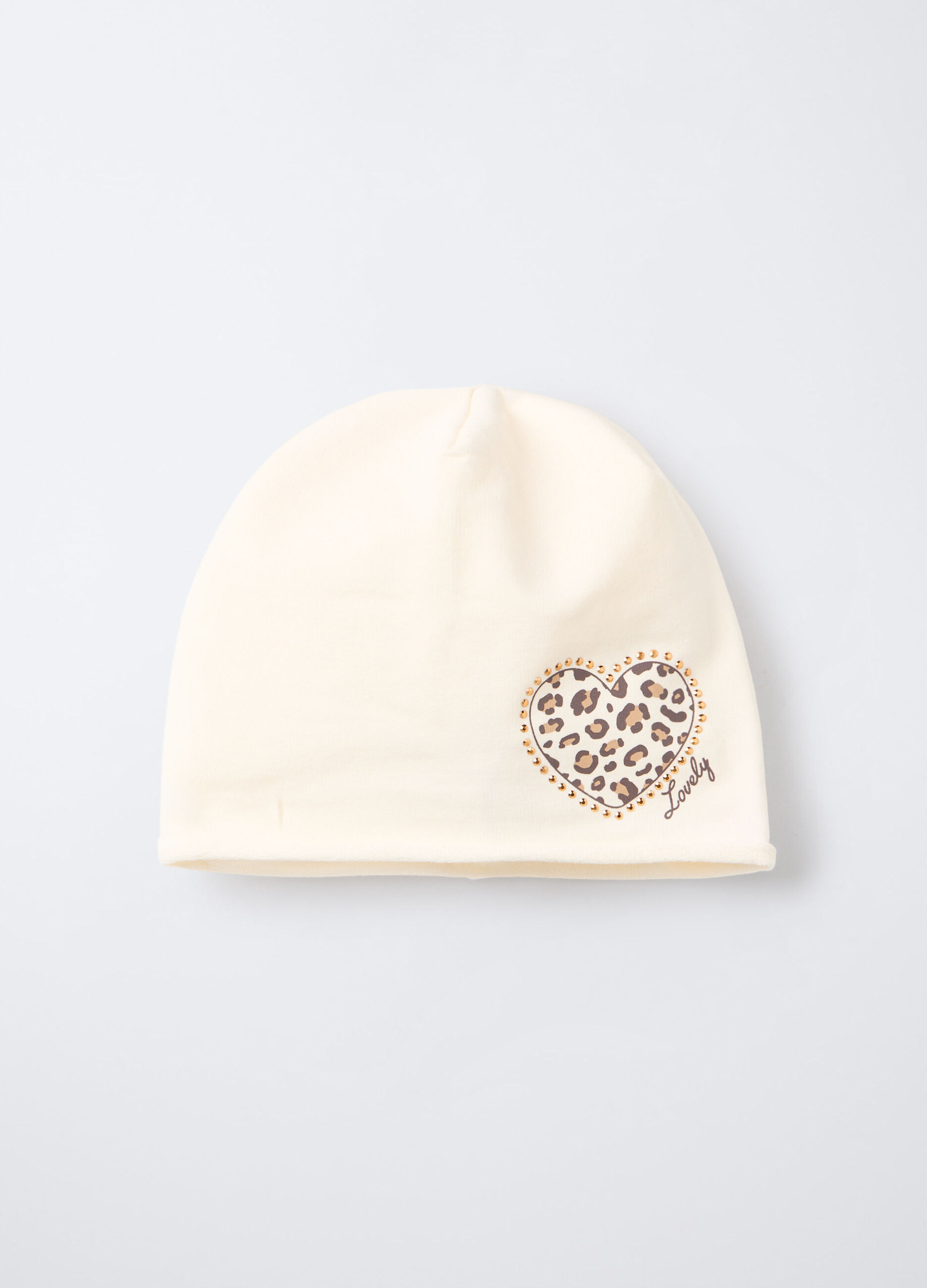Berretto beanie in cotone stretch _0