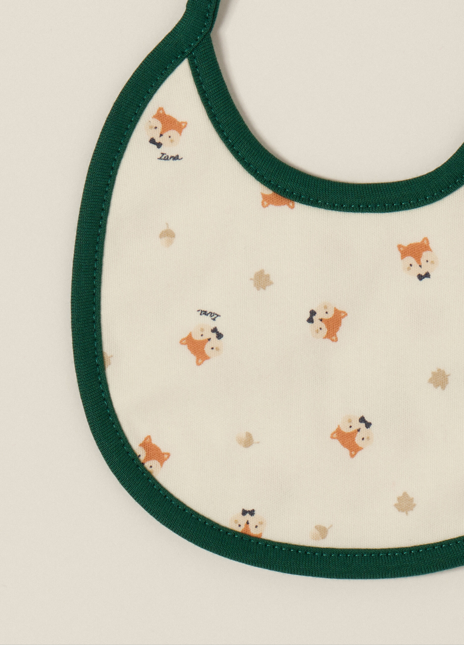 Pack 2 bavaglini in french terry di puro cotone IANA neonato_2