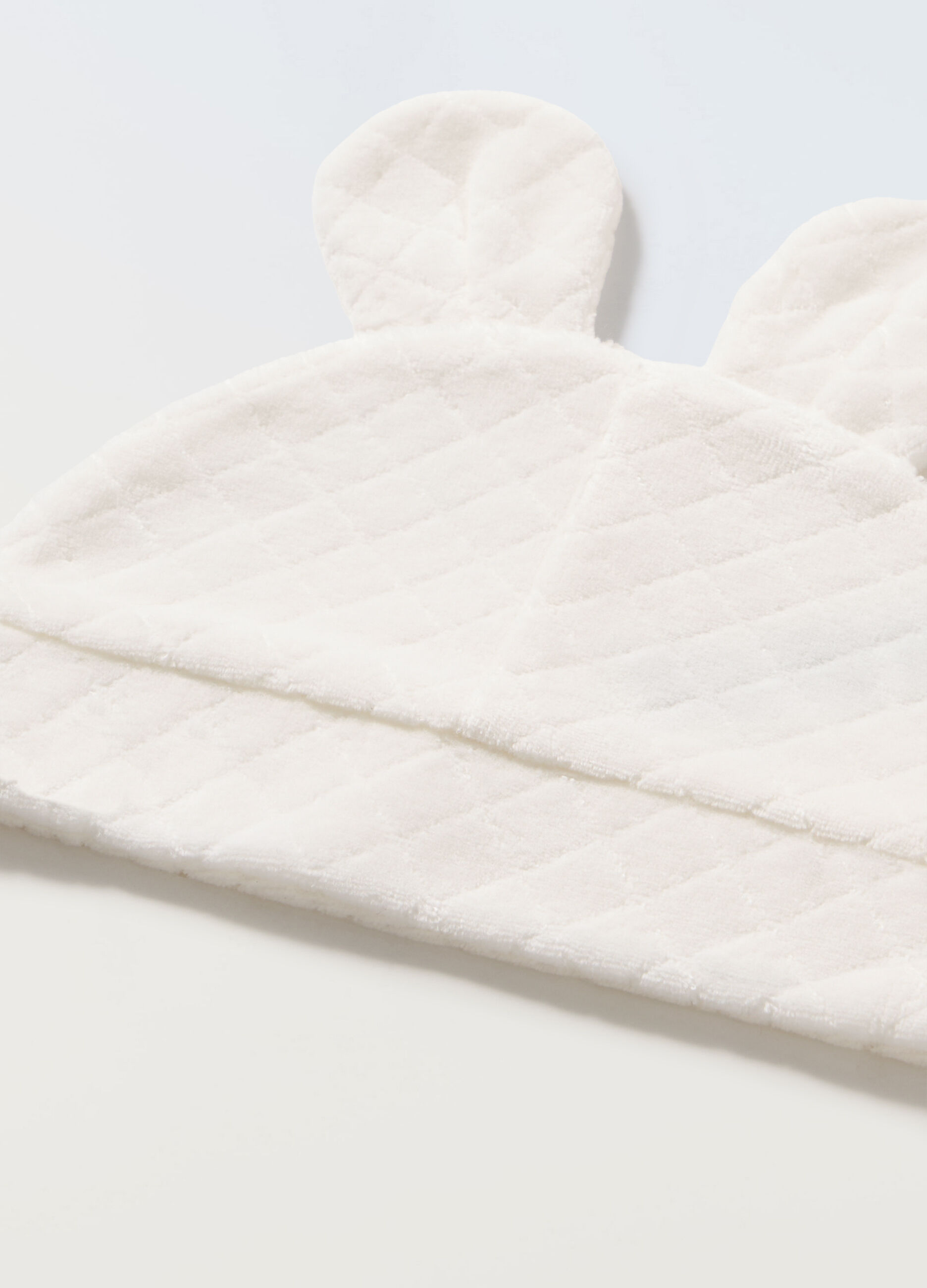 Berretto velour misto cotone neonata_1