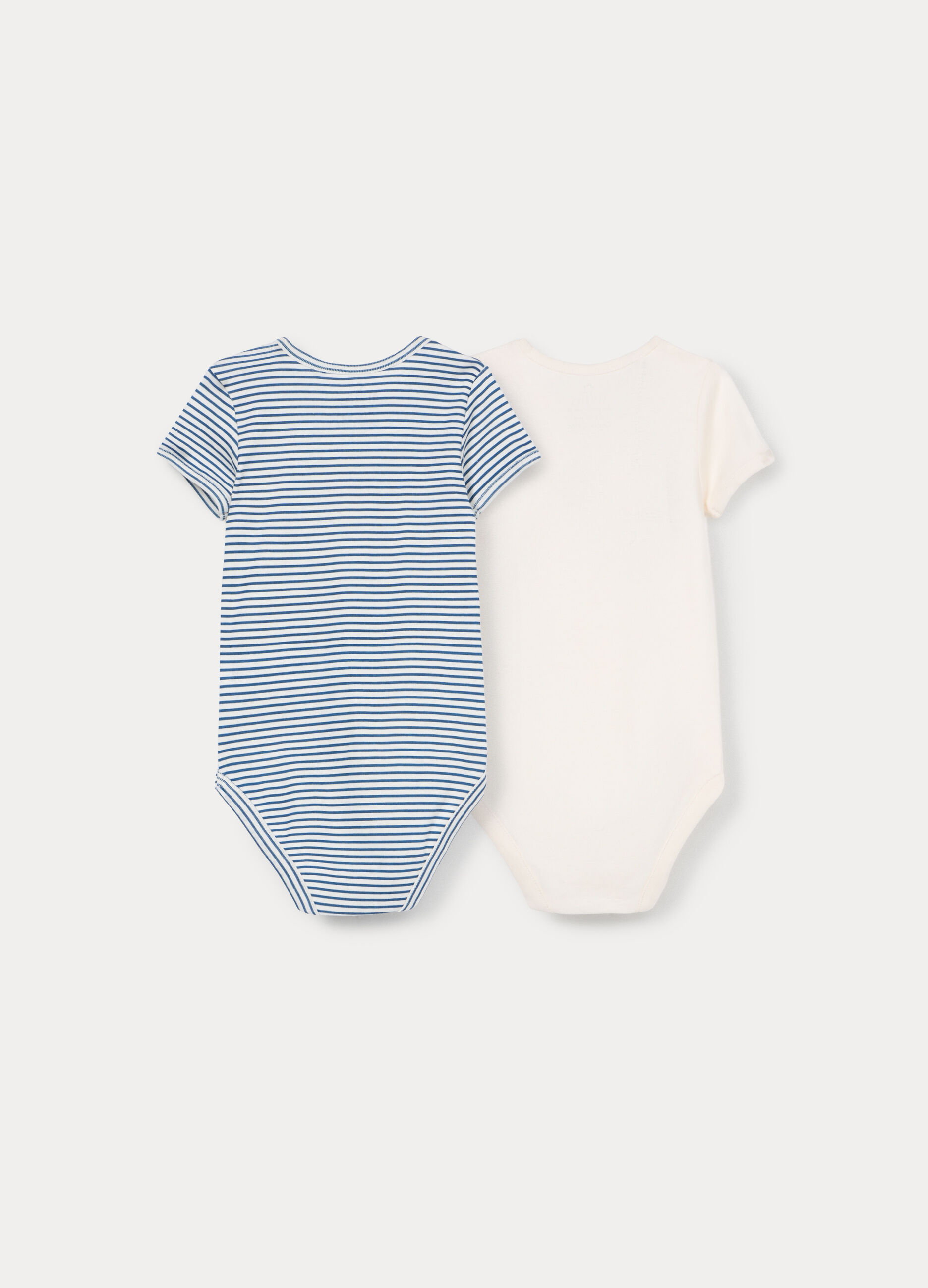 Pack 2 body in costina di puro cotone _1